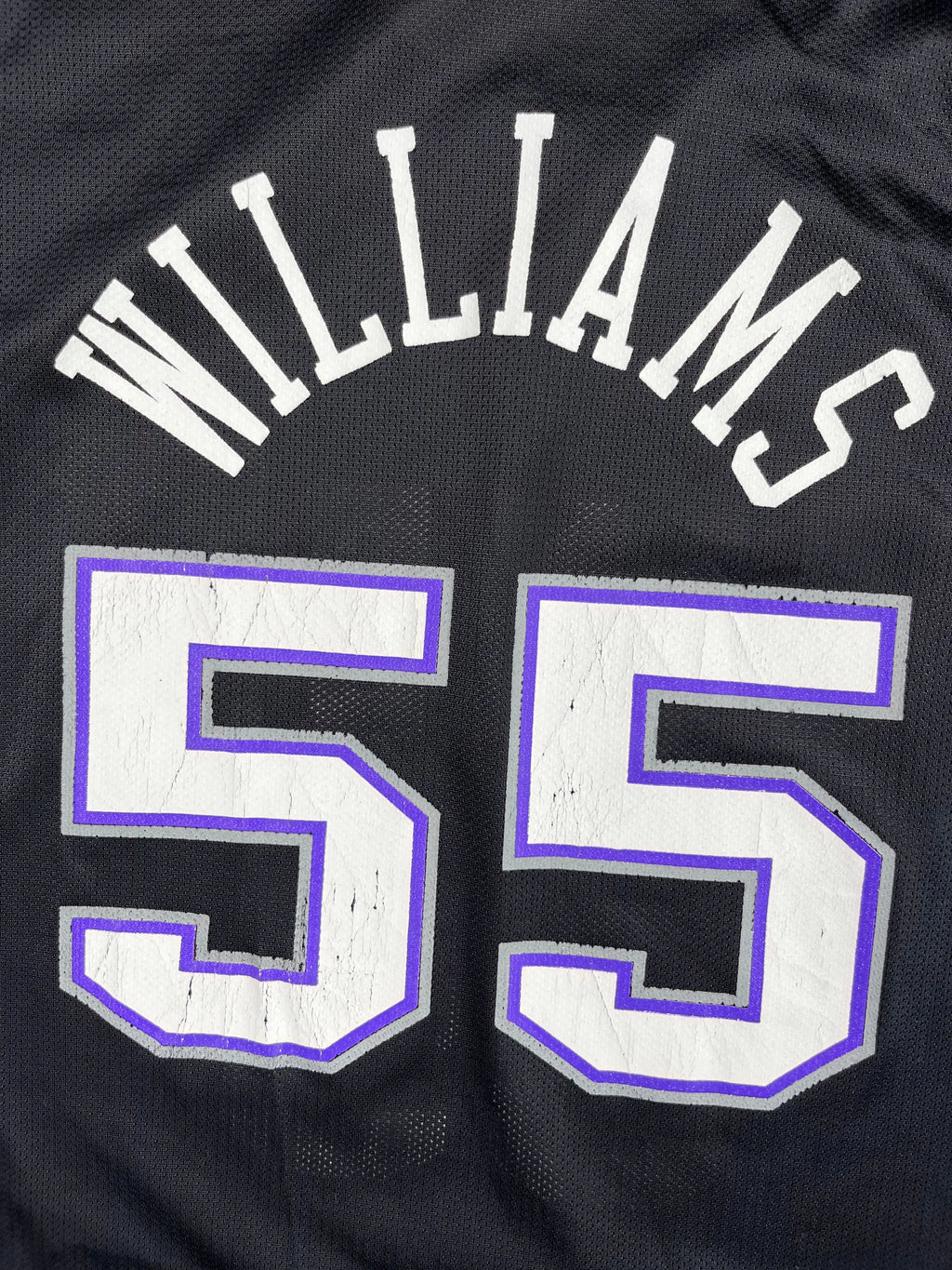 Jason Williams #55 - Sacramento Kings Away 1999-2001 - Champion (XL) - Maillot NBA