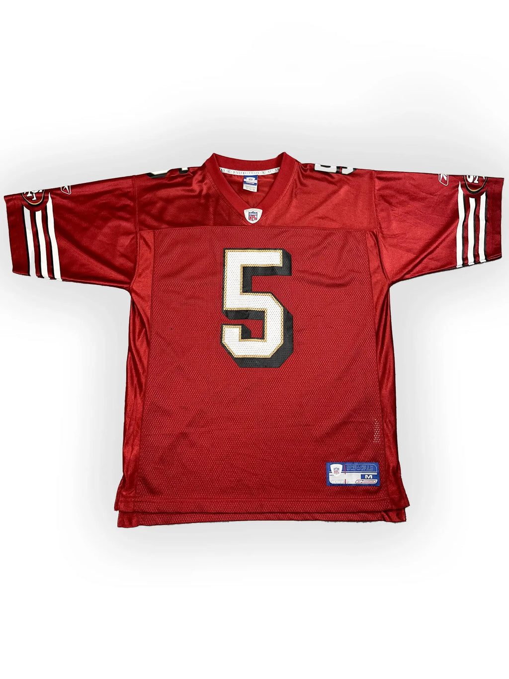 Jeff Garcia #5- San Francisco 49ers Home 1999-2003 - Reebok (M) - Maillot NFL Reebok