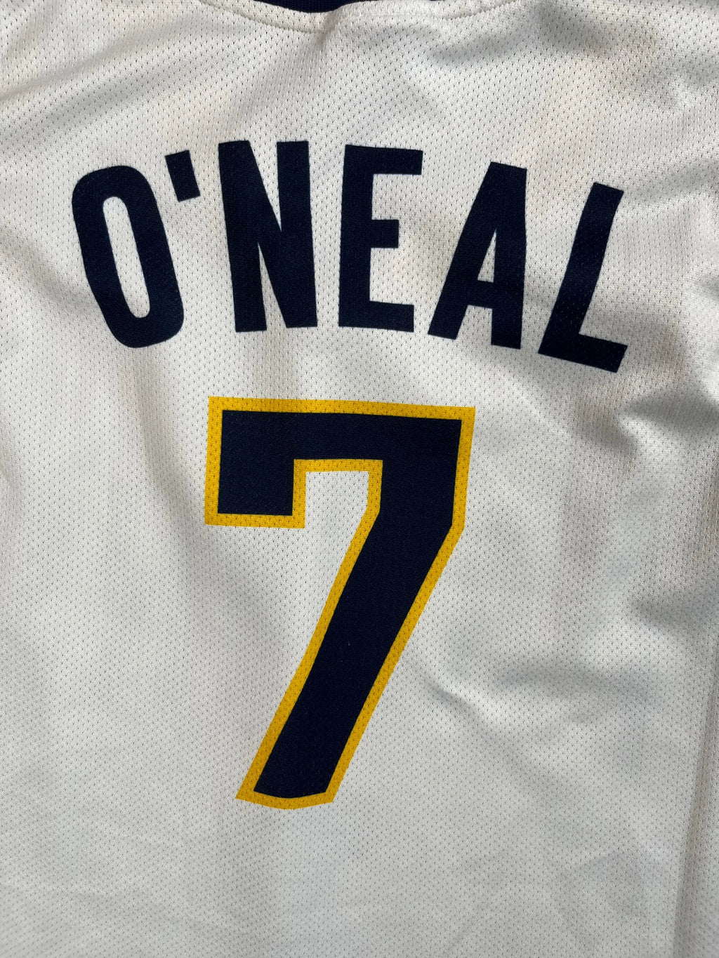 Jermaine O'Neal #7 - Indiana Pacers Home 2006-2008 - Champion (M) - Maillot NBA Champion