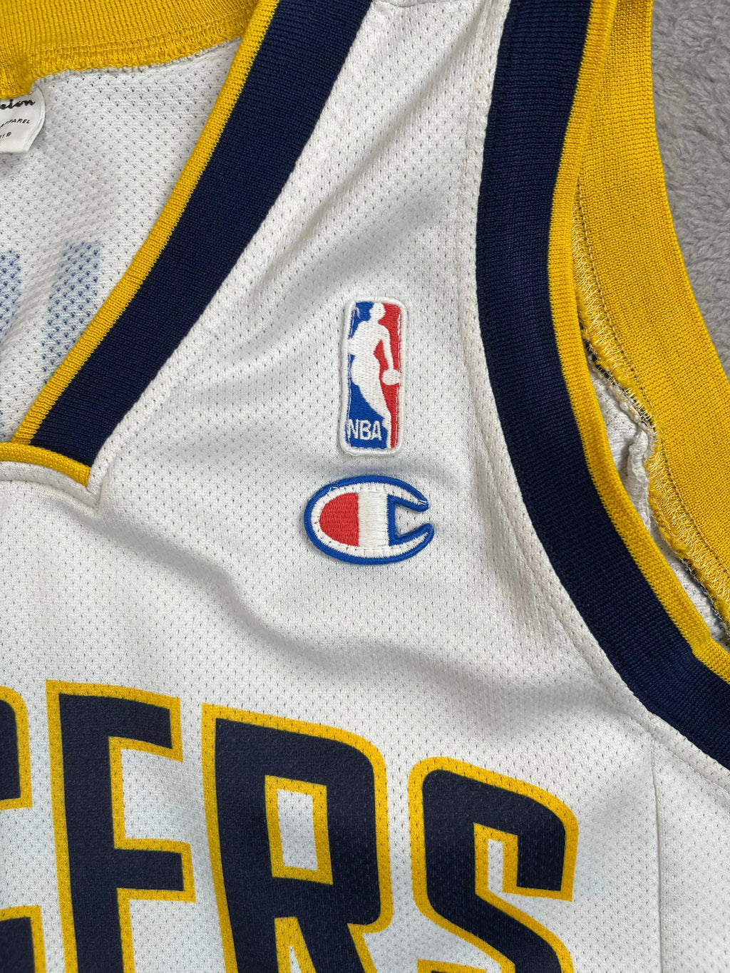 Jermaine O'Neal #7 - Indiana Pacers Home 2006-2008 - Champion (M) - Maillot NBA Champion
