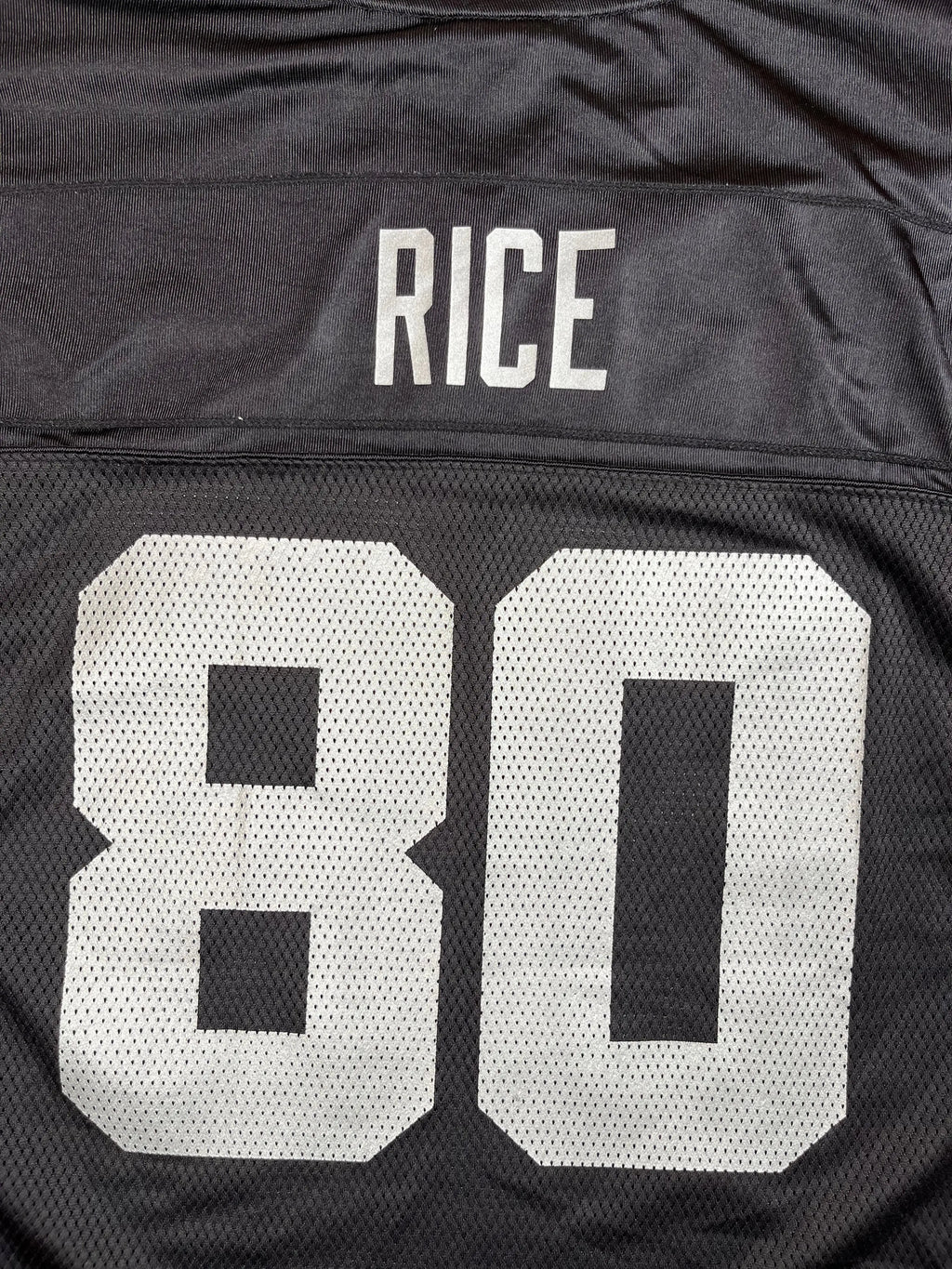Jerry Rice #80 - Oakland Raiders Home 2001-2004 - Reebok (M) - Maillot NFL Reebok