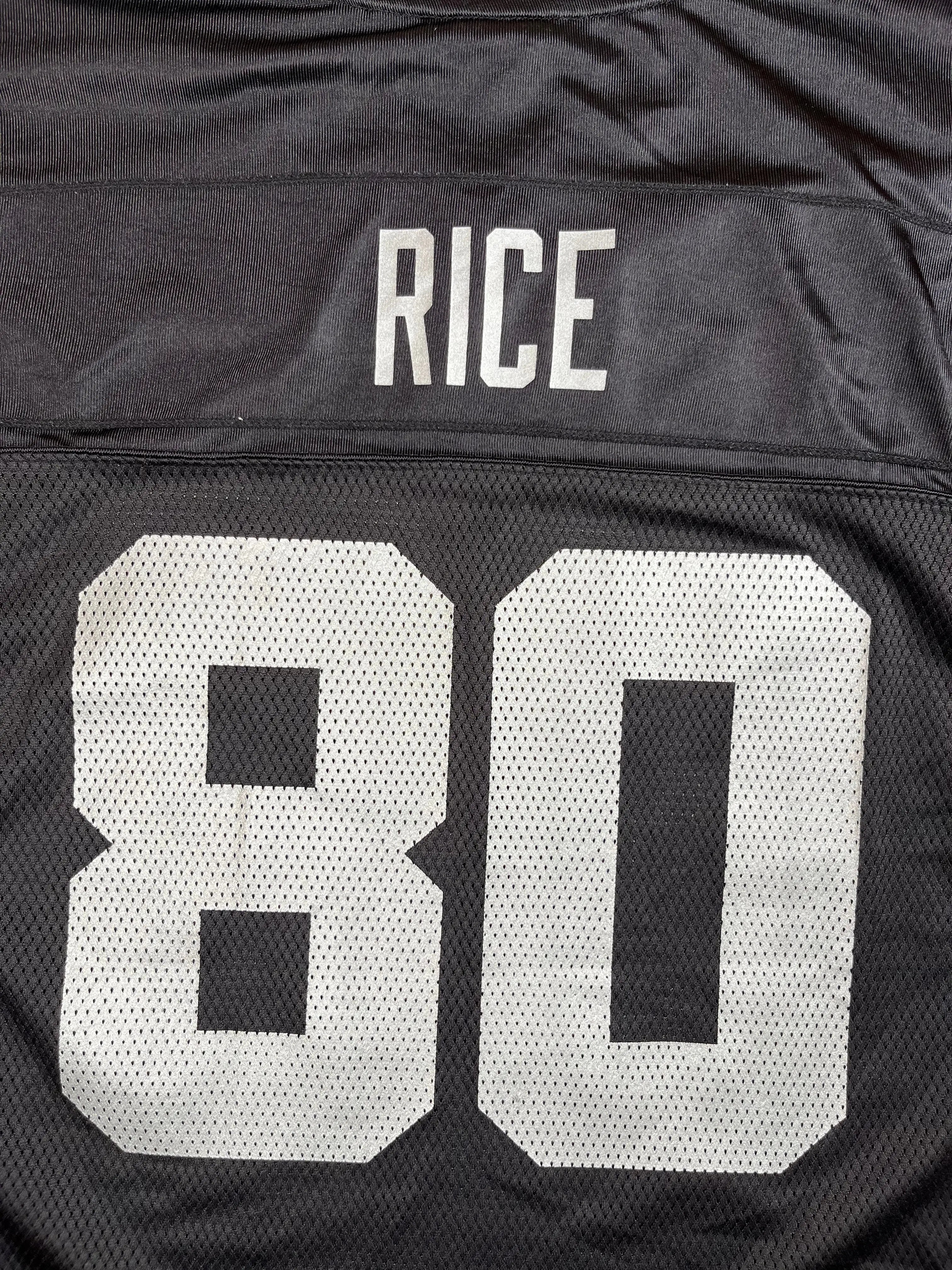 Jerry Rice #80 - Oakland Raiders Home 2001-2004 - Reebok (M) - Maillot NFL Reebok