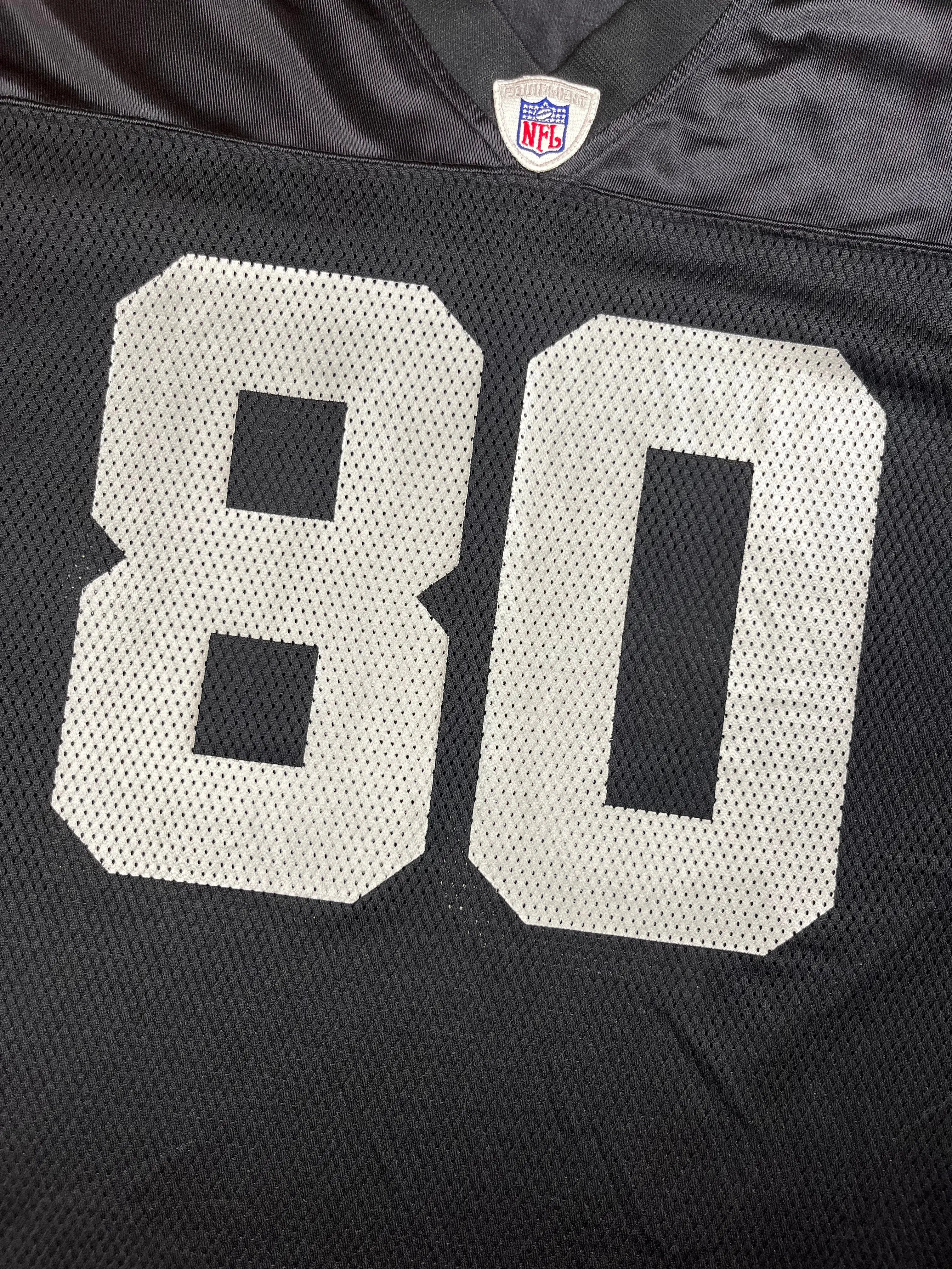 Jerry Rice #80 - Oakland Raiders Home 2001-2004 - Reebok (XL) Reebok