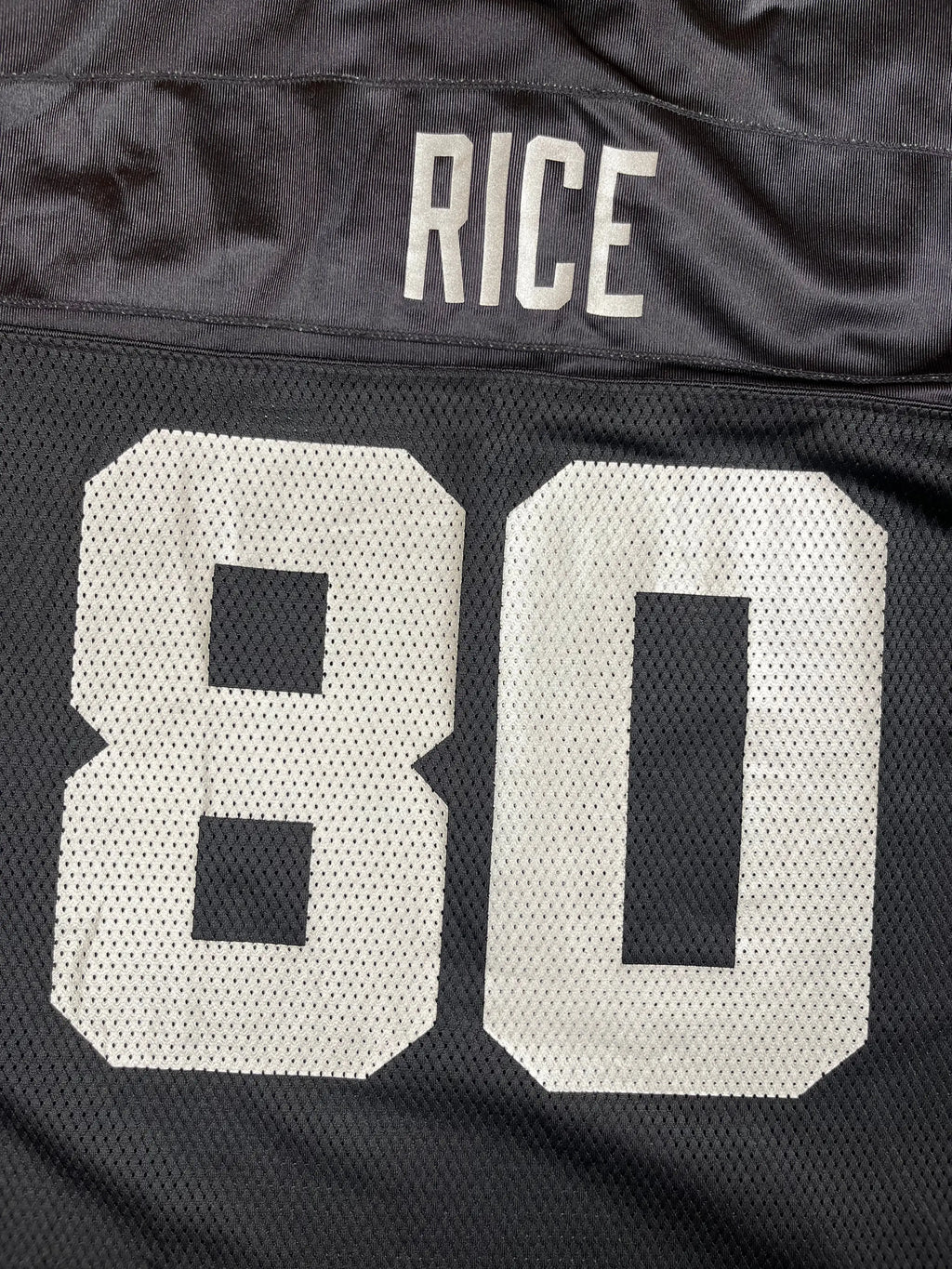 Jerry Rice #80 - Oakland Raiders Home 2001-2004 - Reebok (XL) Reebok