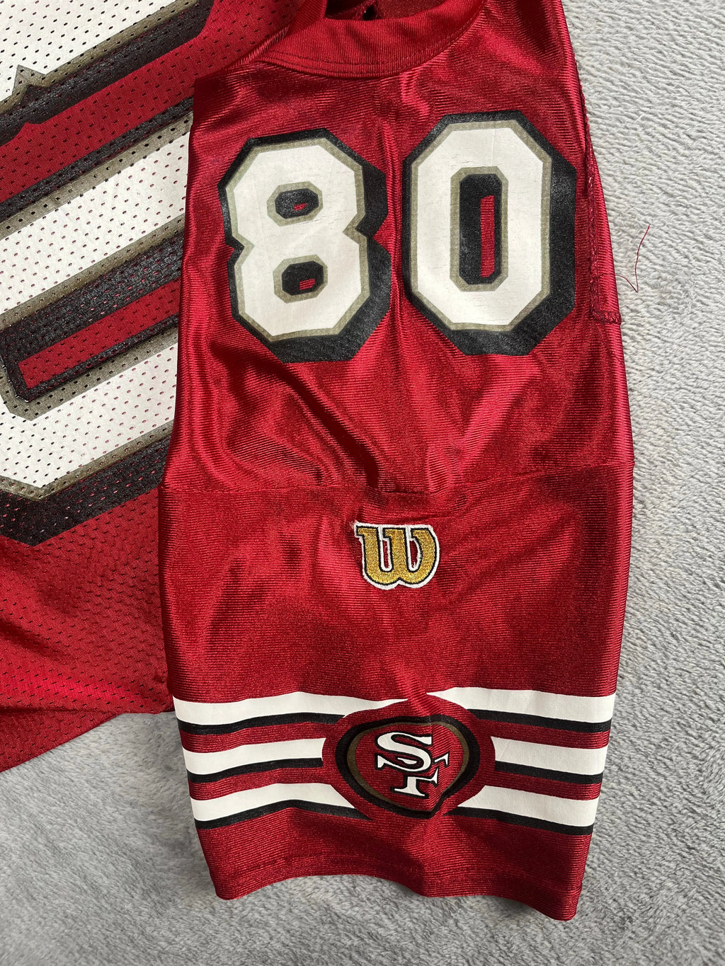 Jerry Rice #80 - San Francisco 49ers Home 1985-2000 - Wilson (XL) - Maillot NFL