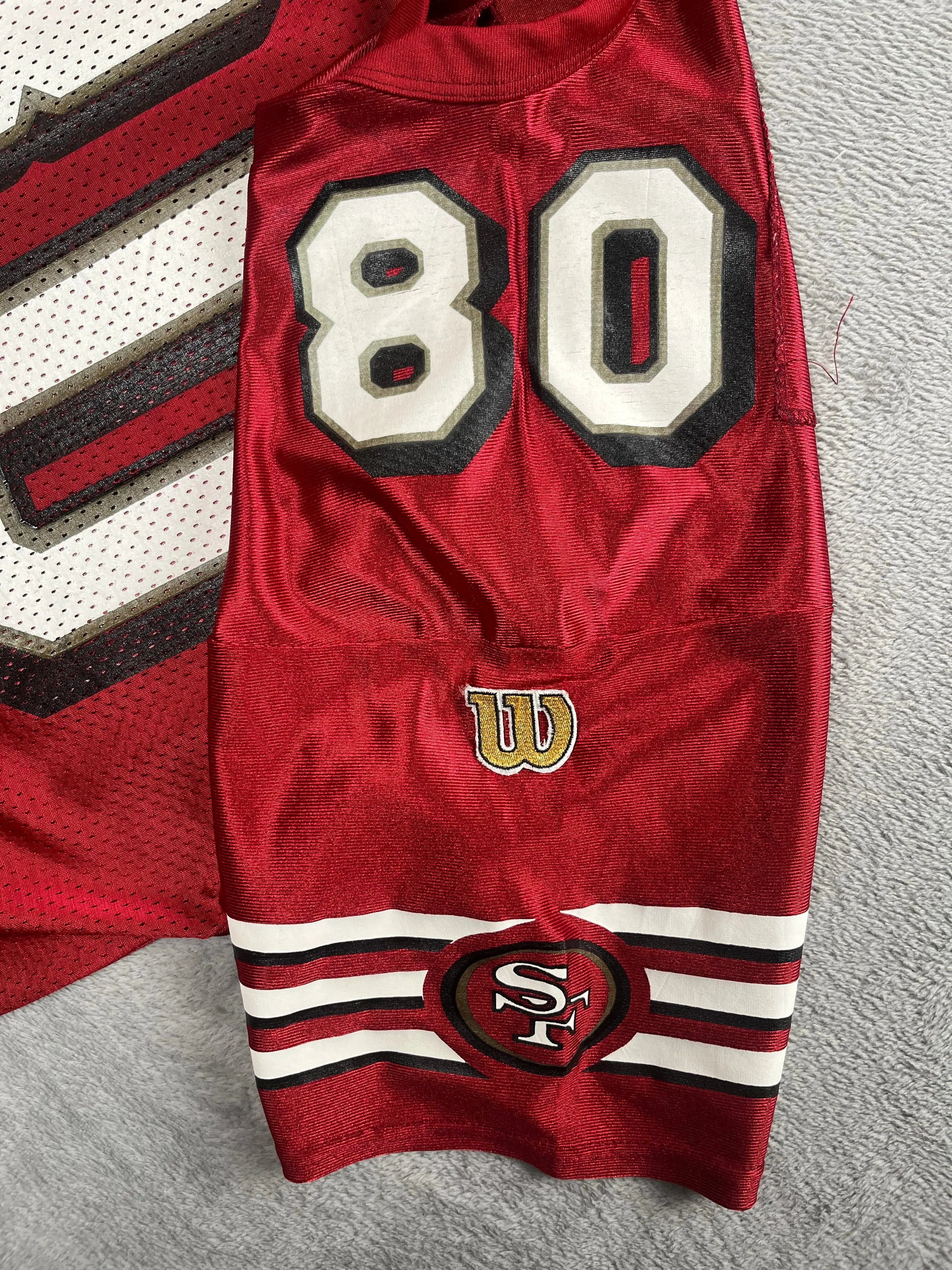 Jerry Rice #80 - San Francisco 49ers Home 1985-2000 - Wilson (XL) - Maillot NFL