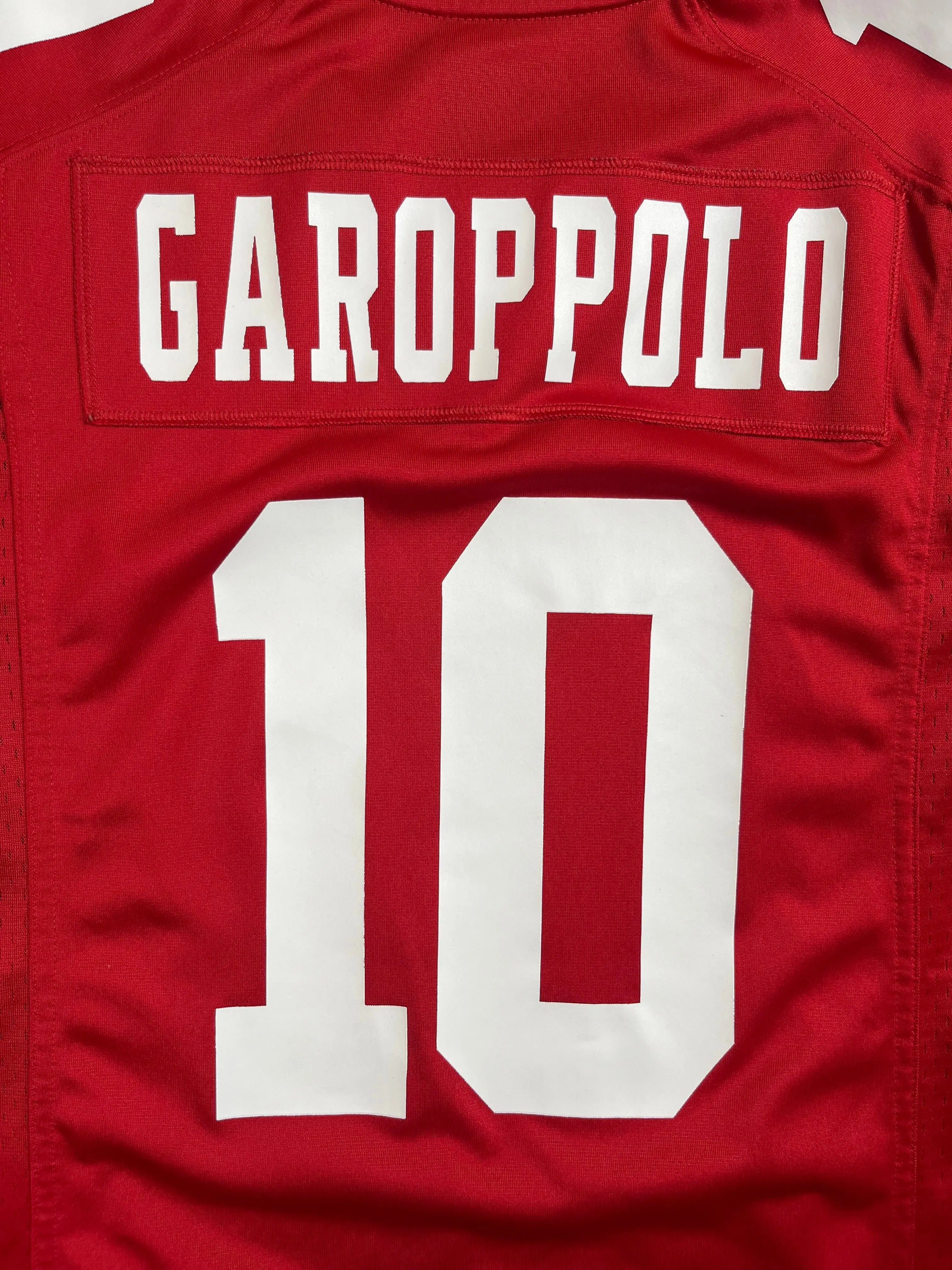 Jimmy Garoppolo #10 - San Francisco 49ers Home 2017-2022 - Nike (S) - Maillot NFL Nike