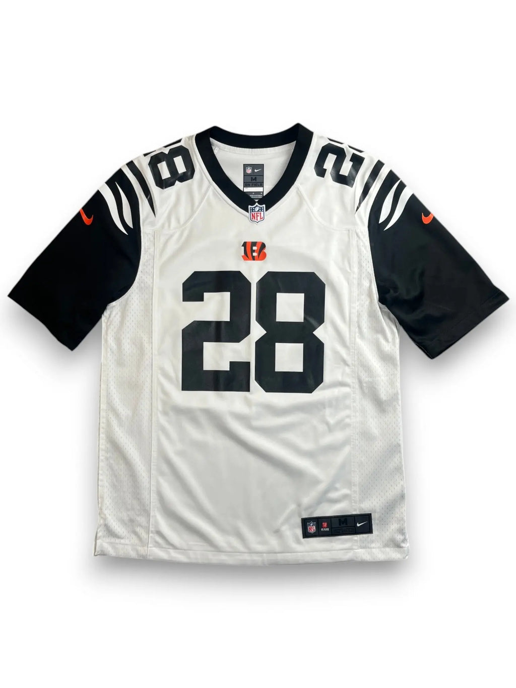 Joe Mixon #28 - Cincinnati Bengals Away 2017-2023 - Nike (M) - Maillot NFL