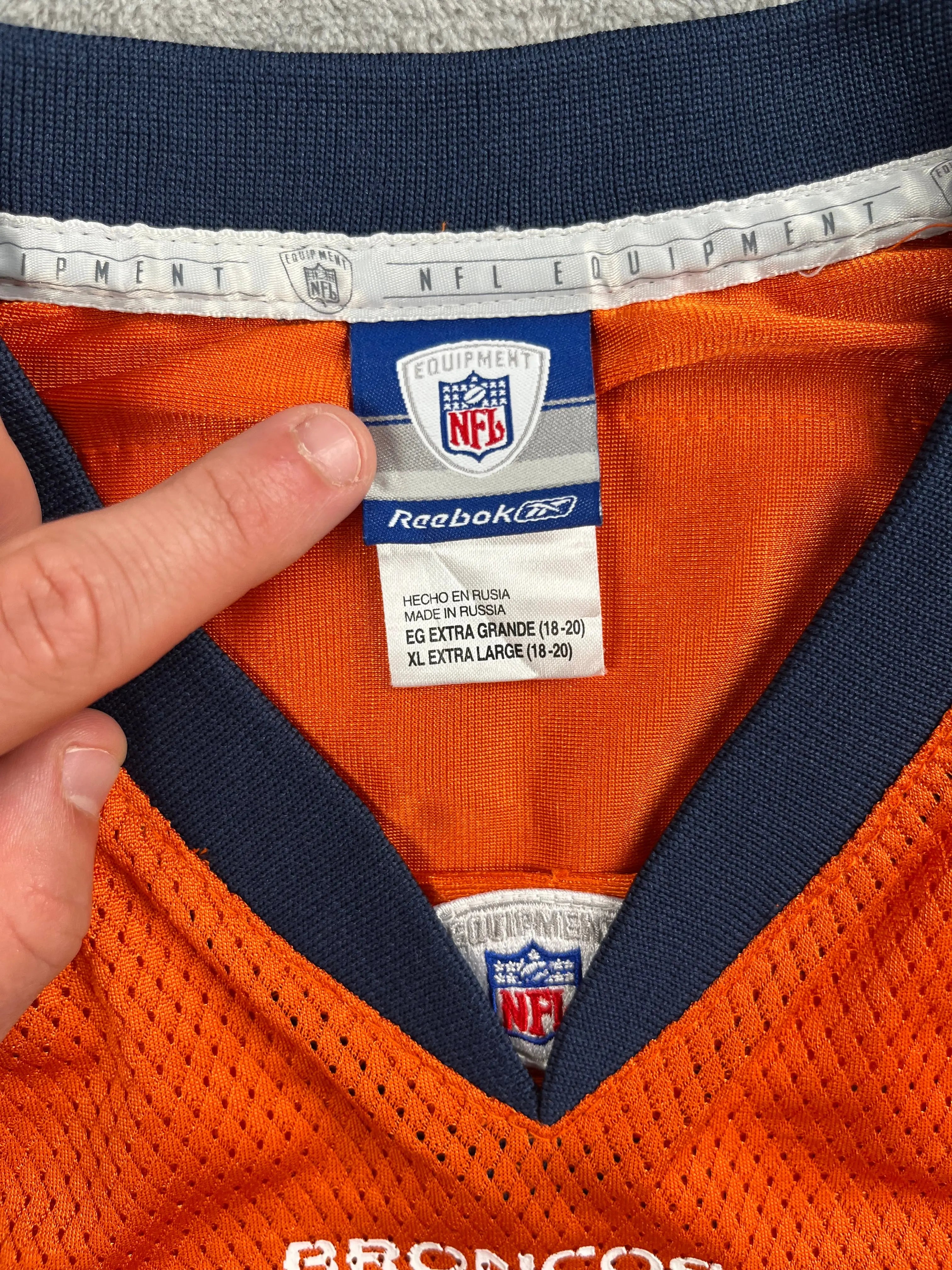 John Lynch #47 - Denver Broncos Home 2004-2007 - Reebok (S) - Maillot NFL