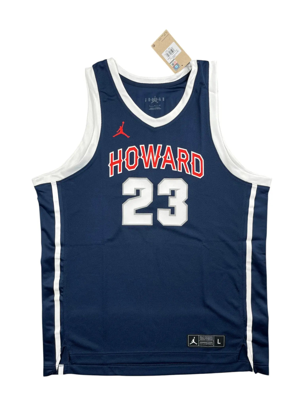Jordan #23 - Howard Bison NCAA MEAC - Jordan (L) - Maillot NBA *BNWT*