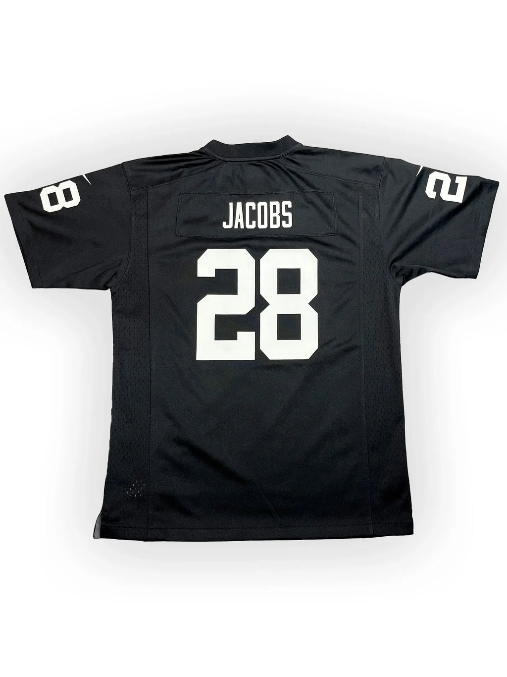 Josh Jacobs #28 - Oakland/Las Vegas Raiders 2019-2023 - Nike (S) (XL Youth) - Maillot NFL Nike