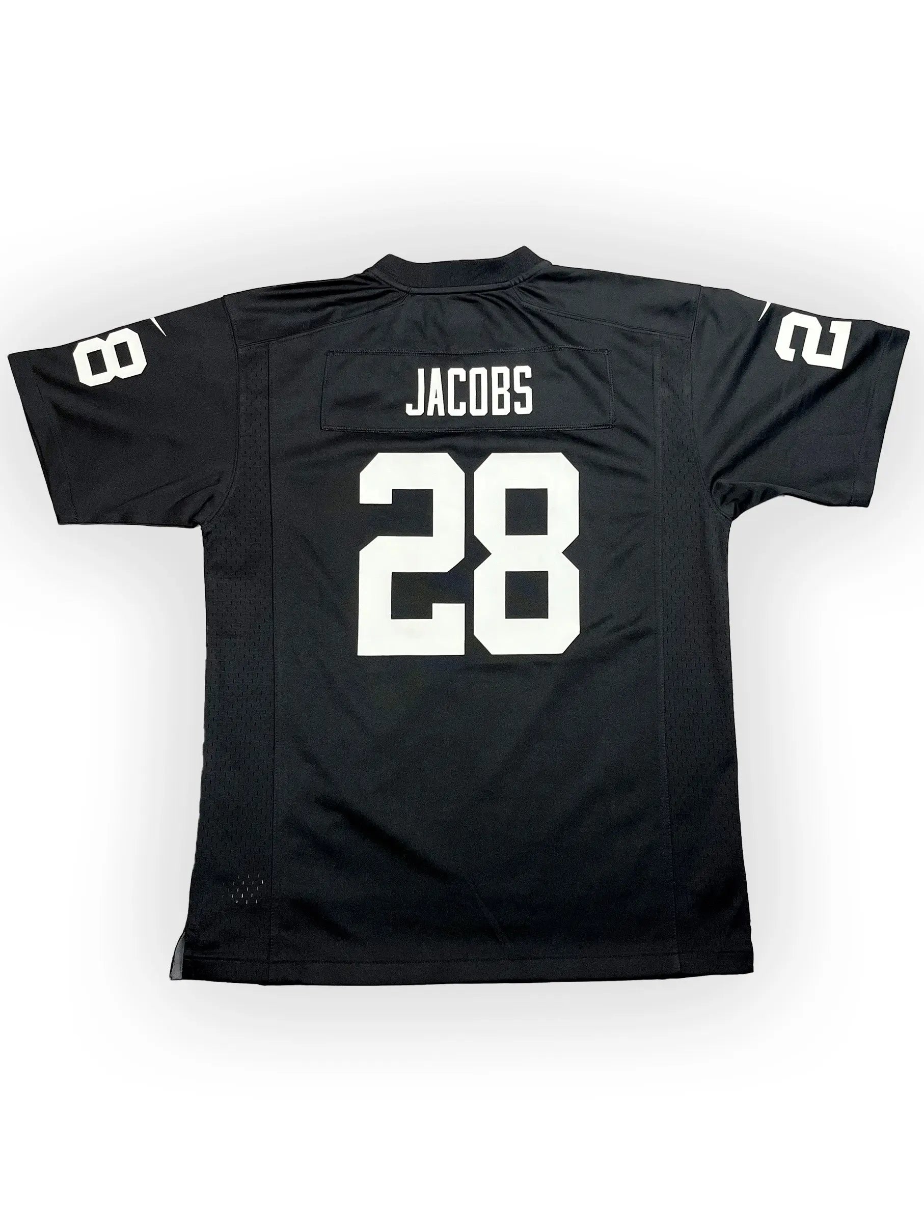 Josh Jacobs #28 - Oakland/Las Vegas Raiders 2019-2023 - Nike (S) (XL Youth) - Maillot NFL Nike