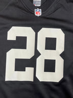 Josh Jacobs #28 - Oakland/Las Vegas Raiders 2019-2023 - Nike (S) (XL Youth) - Maillot NFL Nike