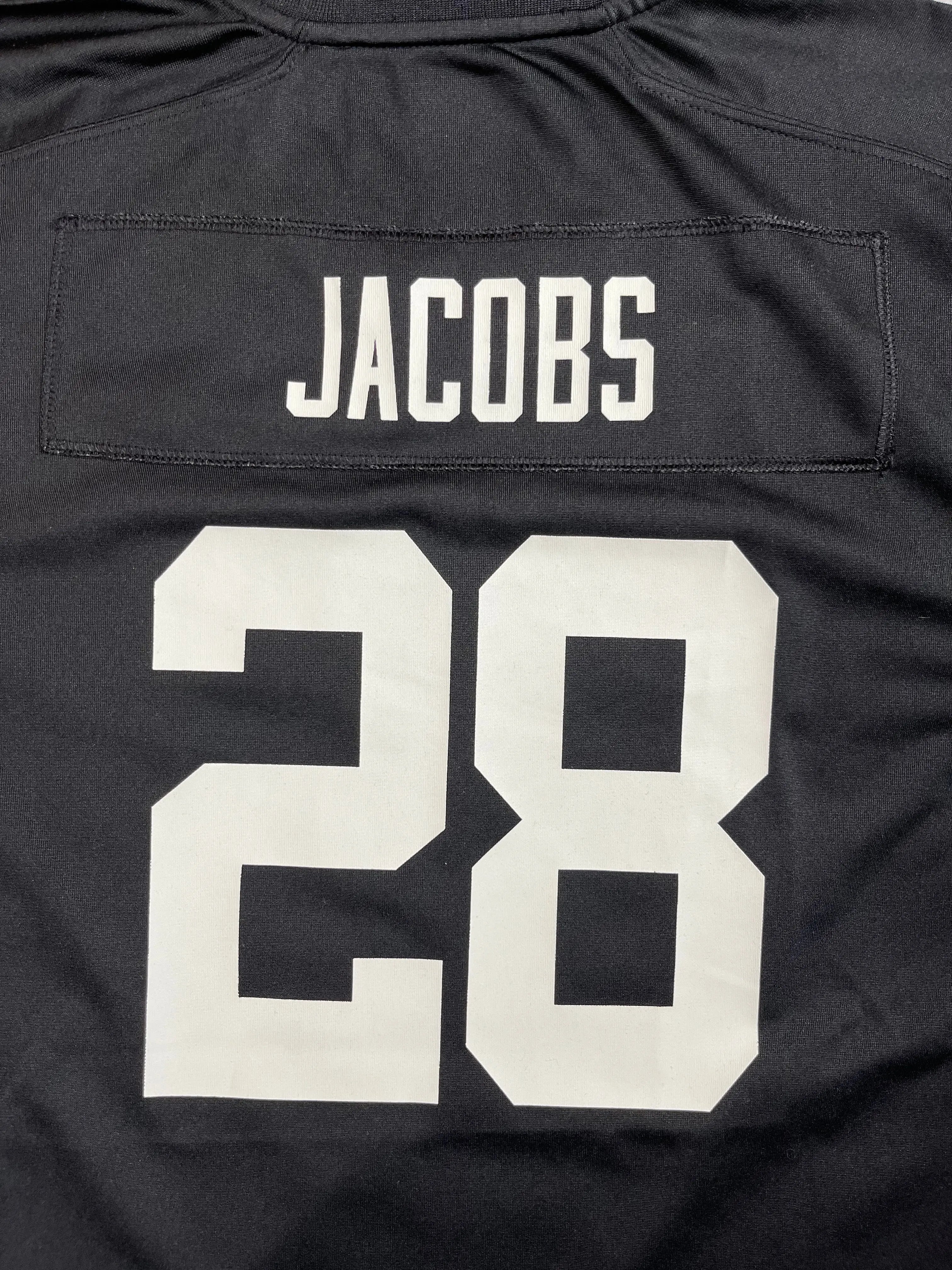 Josh Jacobs #28 - Oakland/Las Vegas Raiders 2019-2023 - Nike (S) (XL Youth) - Maillot NFL Nike