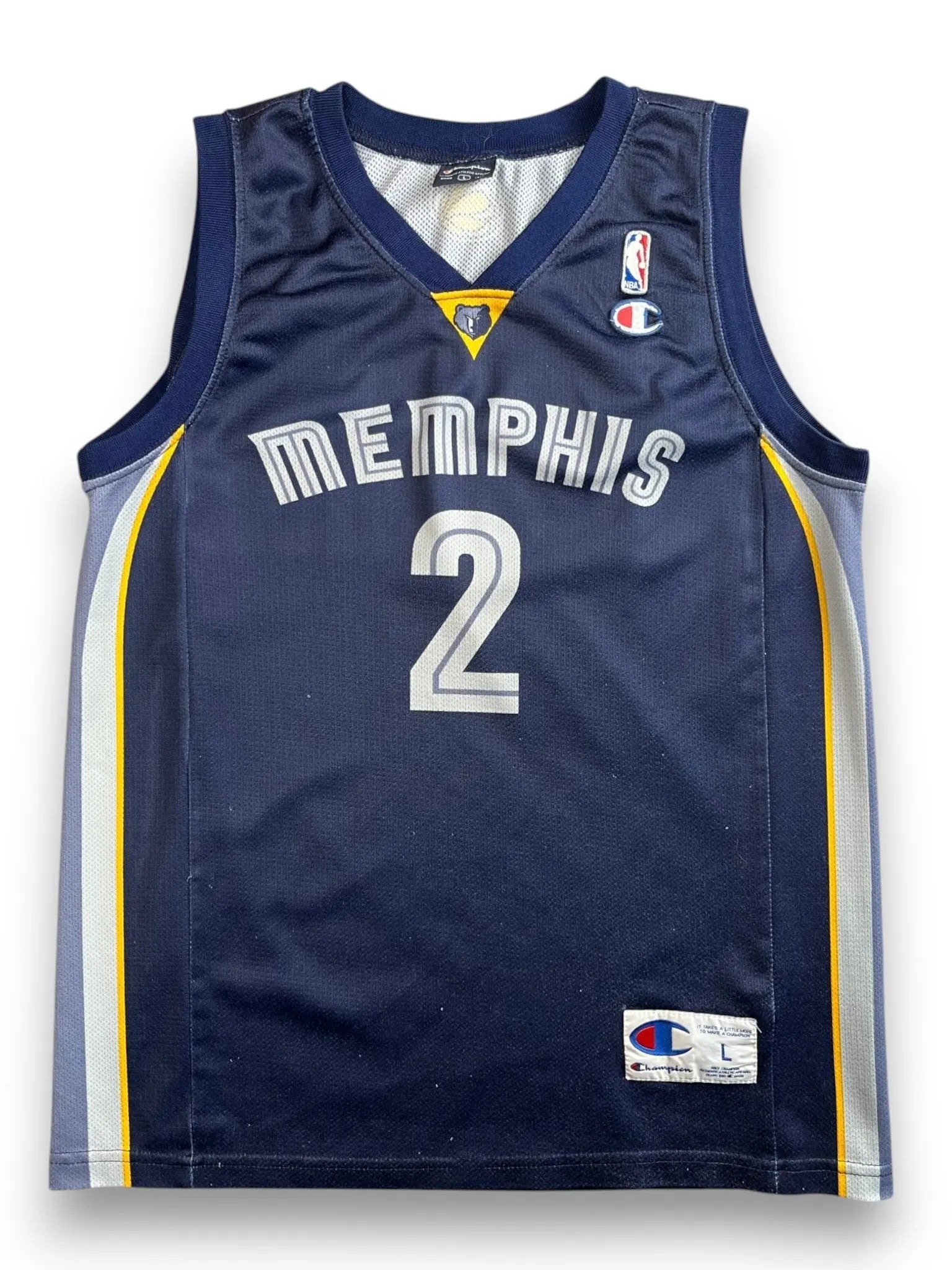 Juan Carlos Navarro #2 - Memphis Grizzlies Away 2008 - Champion (L) - Maillot NBA