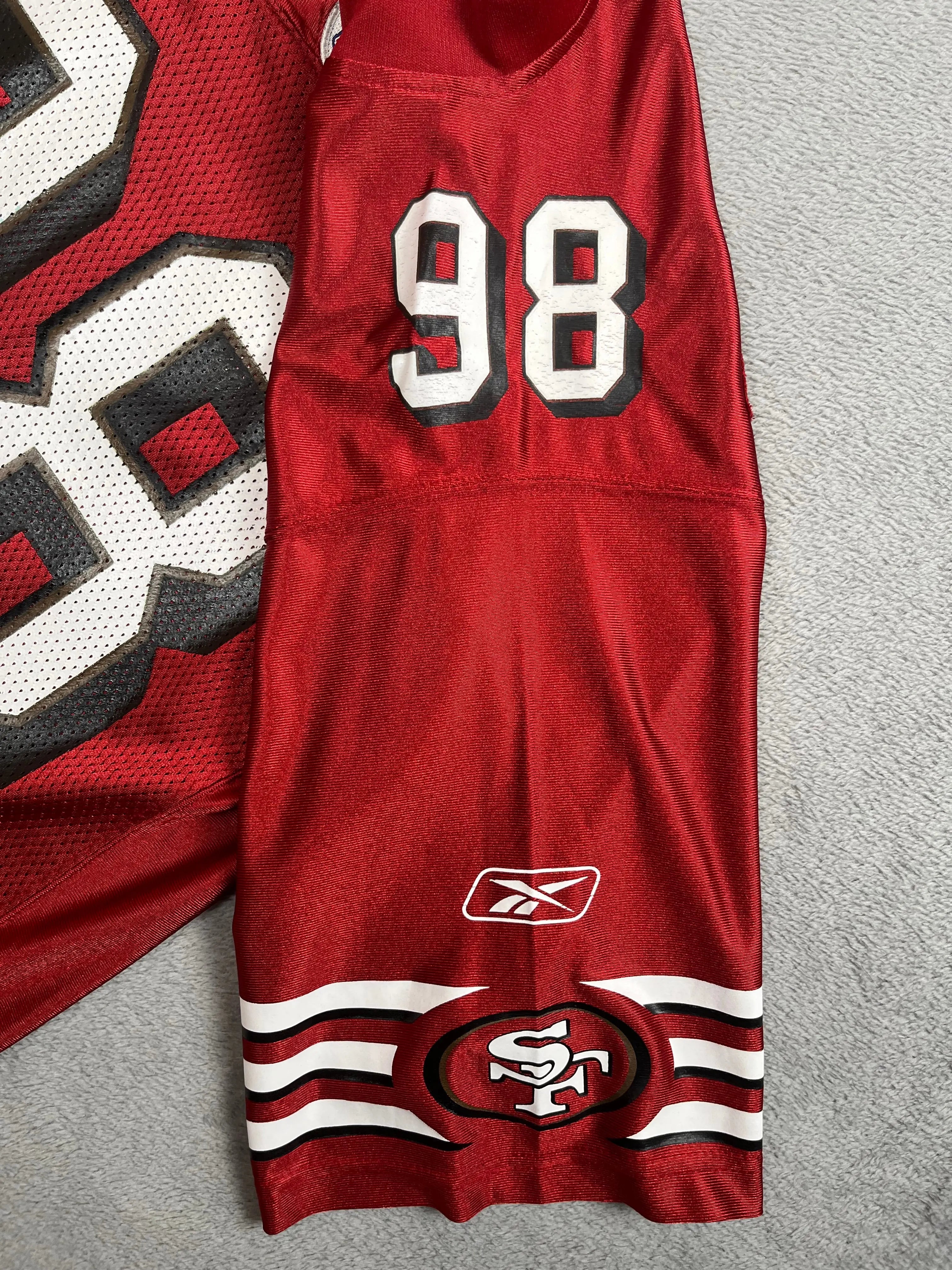 Julian Peterson #98 - San Francisco 49ers Home 2000-2005 - Reebok (S) - Maillot NFL Reebok
