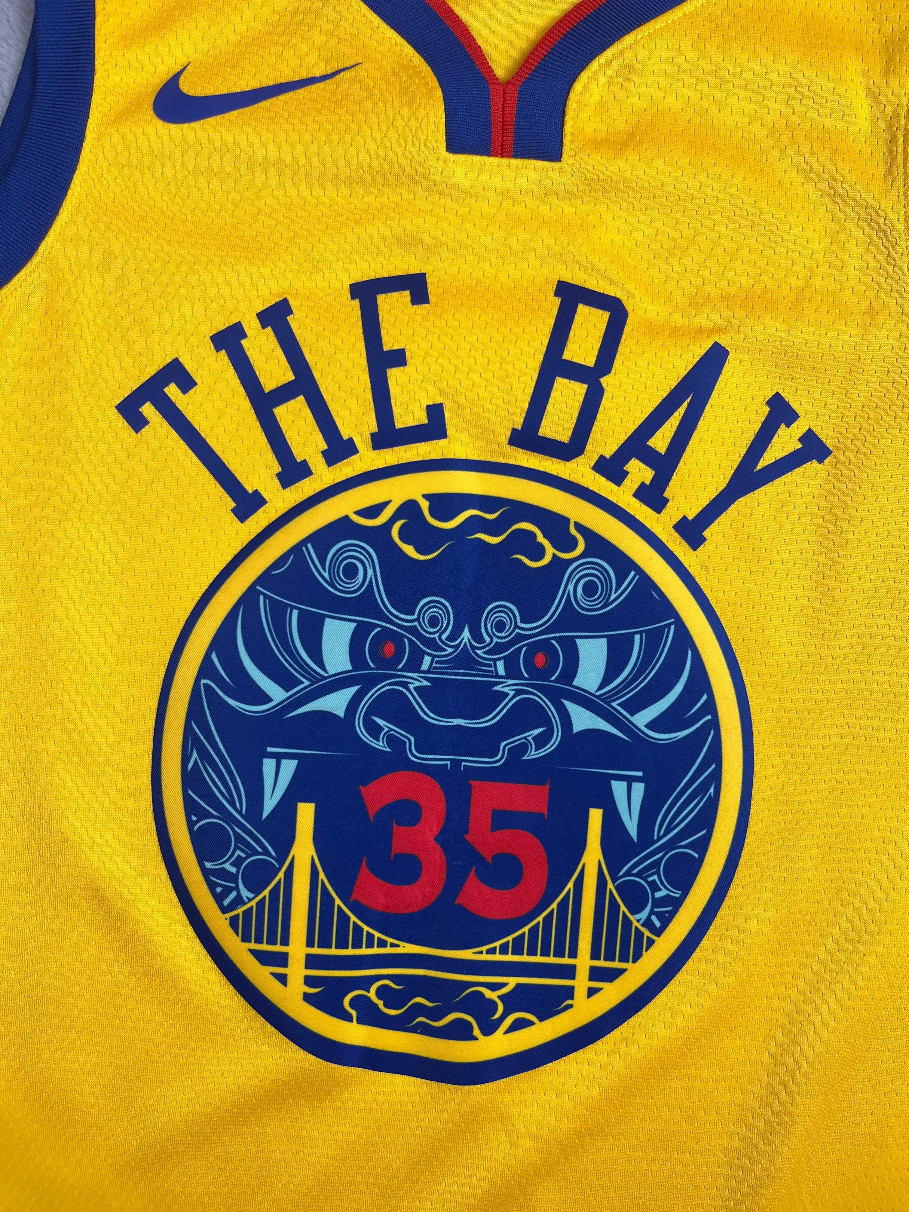 Kevin Durant #35 - Golden State Warriors City Edition 2017-2018 - Nike (M) - Maillot NBA