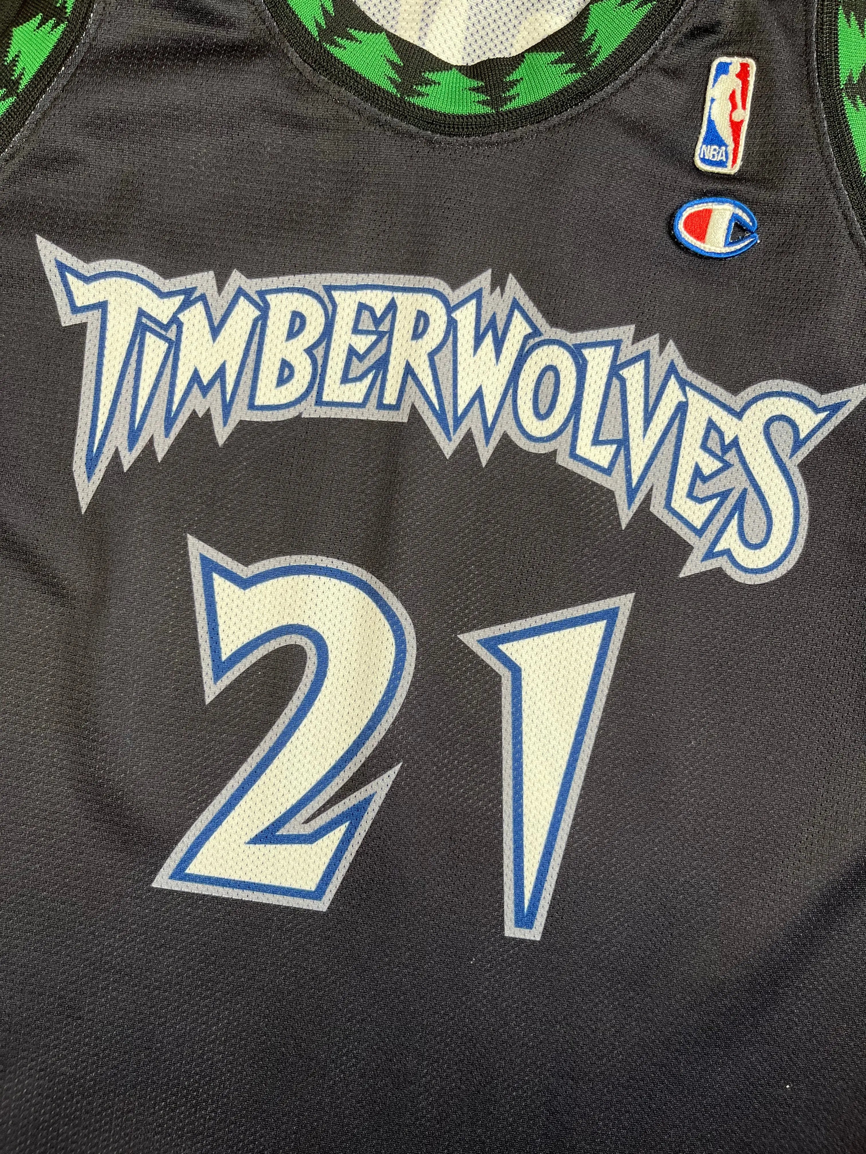 Kevin Garnett #21 - Minnesota Timberwolves Alternate 1998-2007 - Champion (S) - Maillot NBA