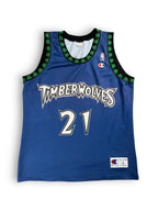 Kevin Garnett #21 - Minnesota Timberwolves Away 1997-2007 - Champion (L) - Maillot NBA