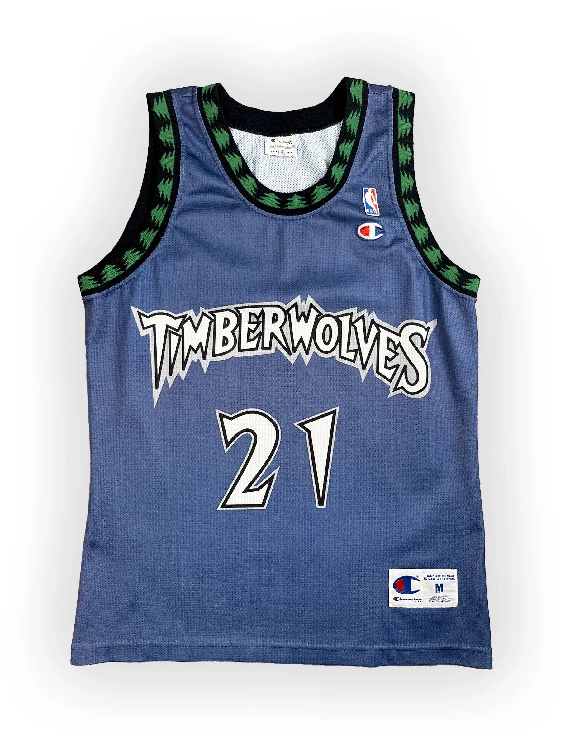 Kevin Garnett #21 - Minnesota Timberwolves Away 1997-2007 - Champion (M) - Maillot NBA Champion