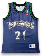 Kevin Garnett #21 - Minnesota Timberwolves Away 1997-2007 - Champion (S) - Maillot NBA