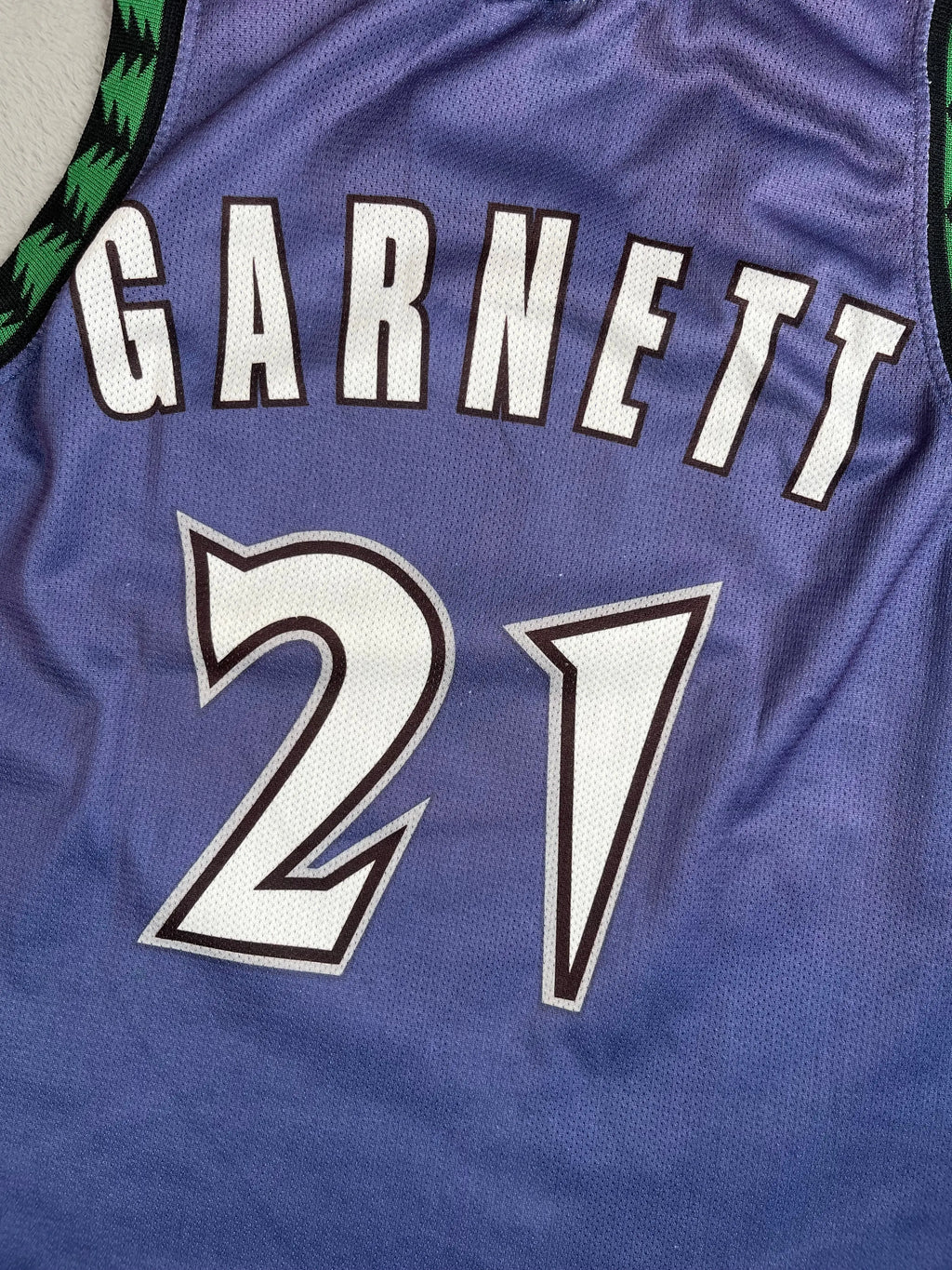 Kevin Garnett #21 - Minnesota Timberwolves Away 1997-2007 - Champion (S) - Maillot NBA