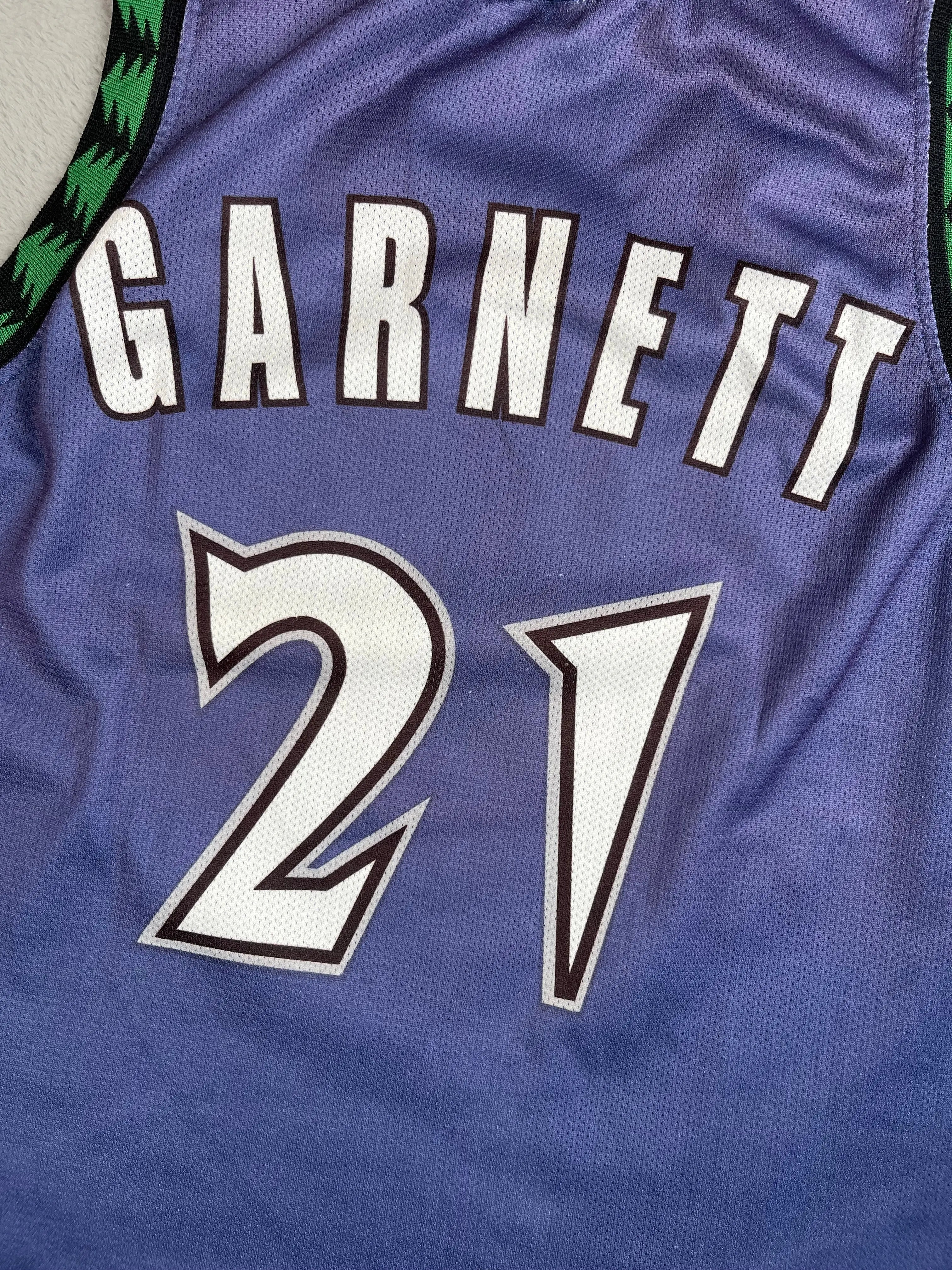 Kevin Garnett #21 - Minnesota Timberwolves Away 1997-2007 - Champion (S) - Maillot NBA