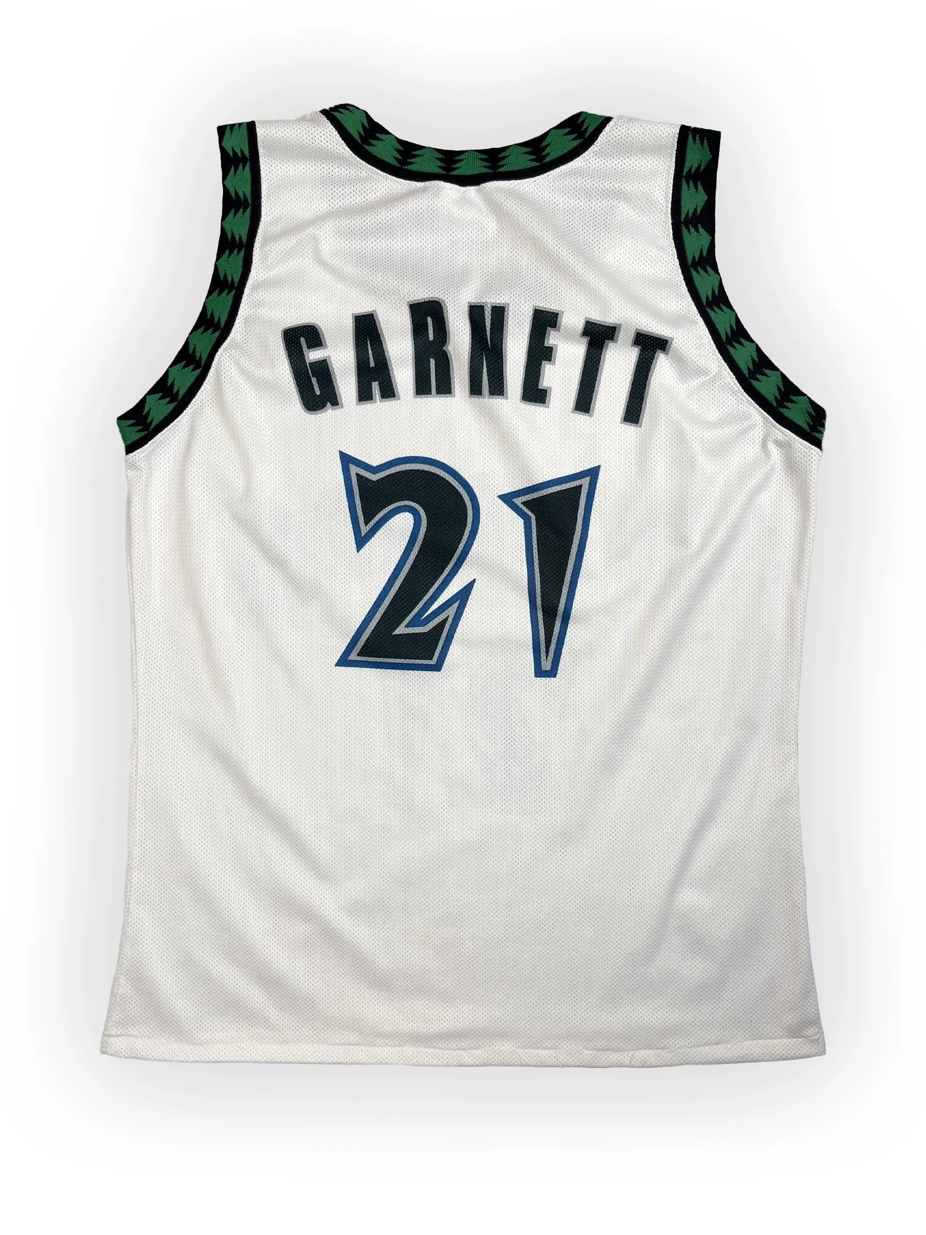 Kevin Garnett #21 - Minnesota Timberwolves Home 1997-2007 - Champion (XXL) - Maillot NBA Champion