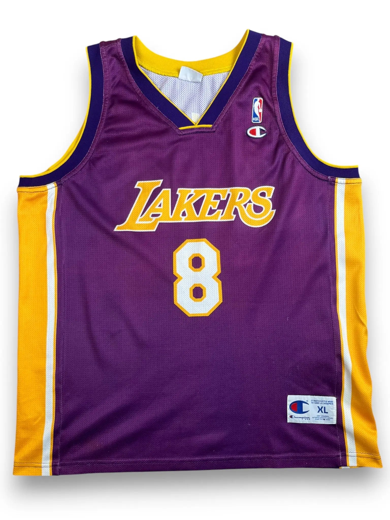 Kobe Bryant #8 - Los Angeles Lakers Away 2000-2006 - Champion (XL) - Maillot NBA