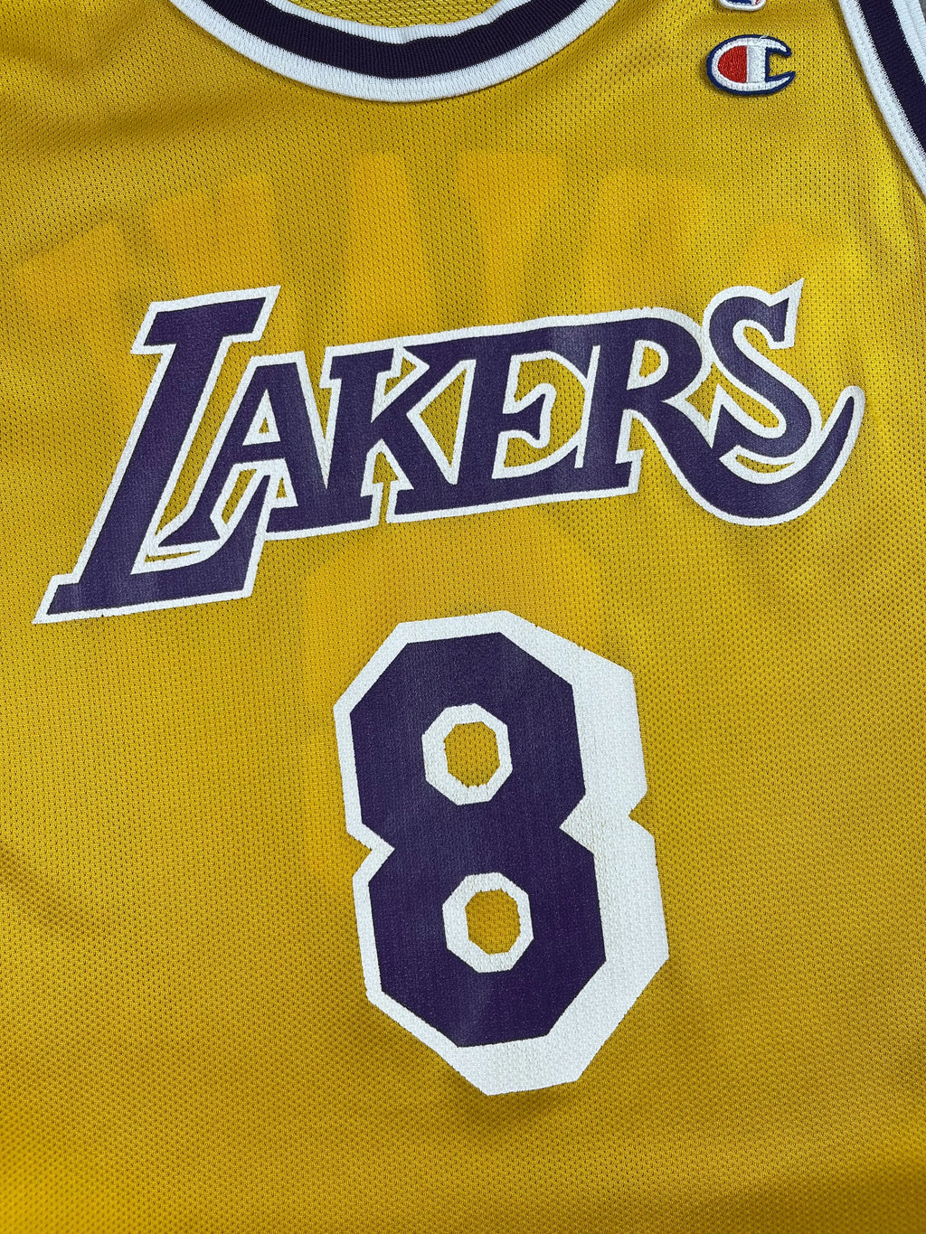 Kobe Bryant #8 - Los Angeles Lakers Home 1997-1999 - Champion (L) - Maillot NBA