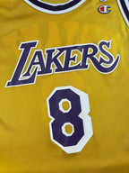 Kobe Bryant #8 - Los Angeles Lakers Home 1997-1999 - Champion (L) - Maillot NBA
