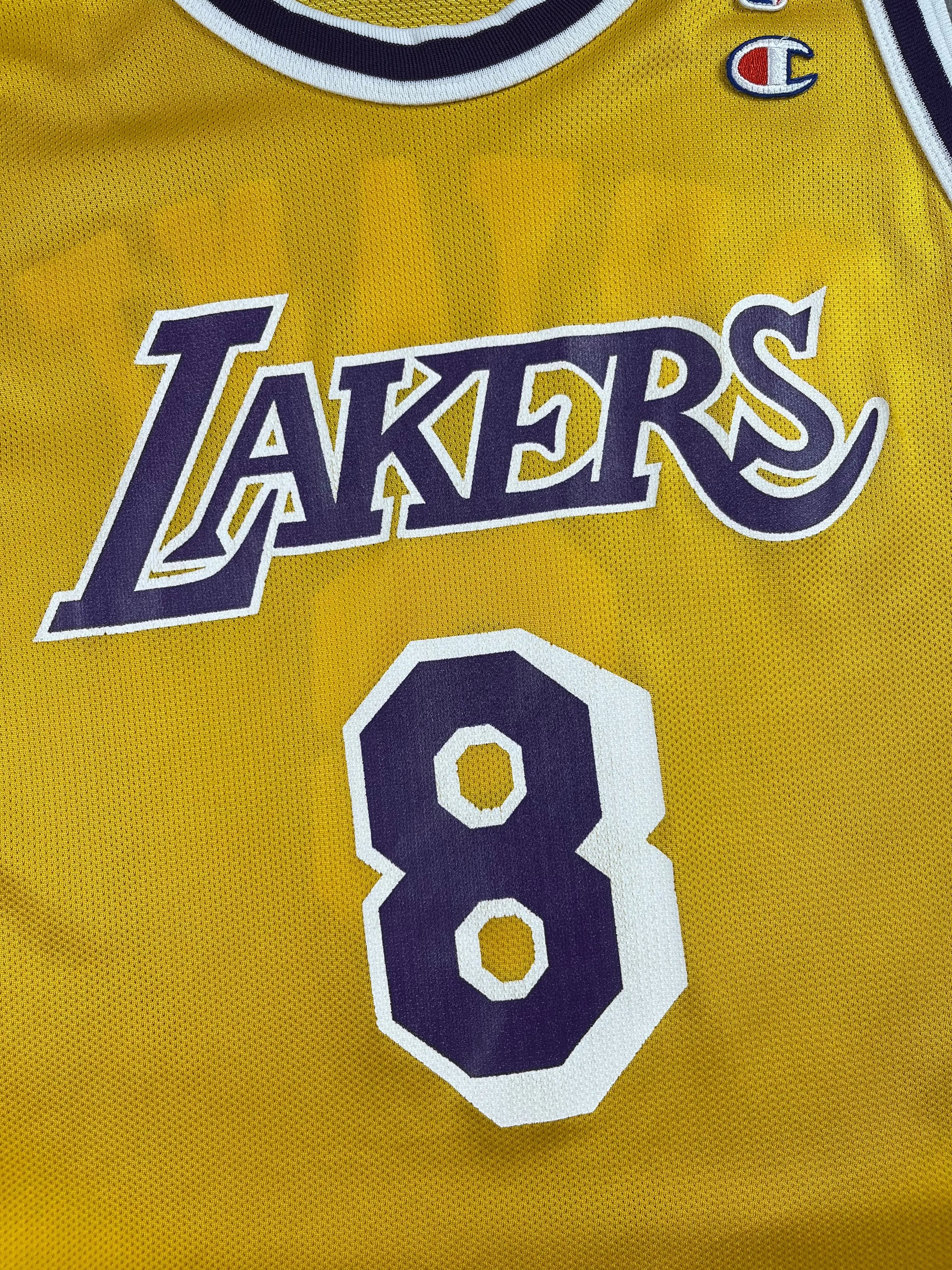 Kobe Bryant #8 - Los Angeles Lakers Home 1997-1999 - Champion (L) - Maillot NBA