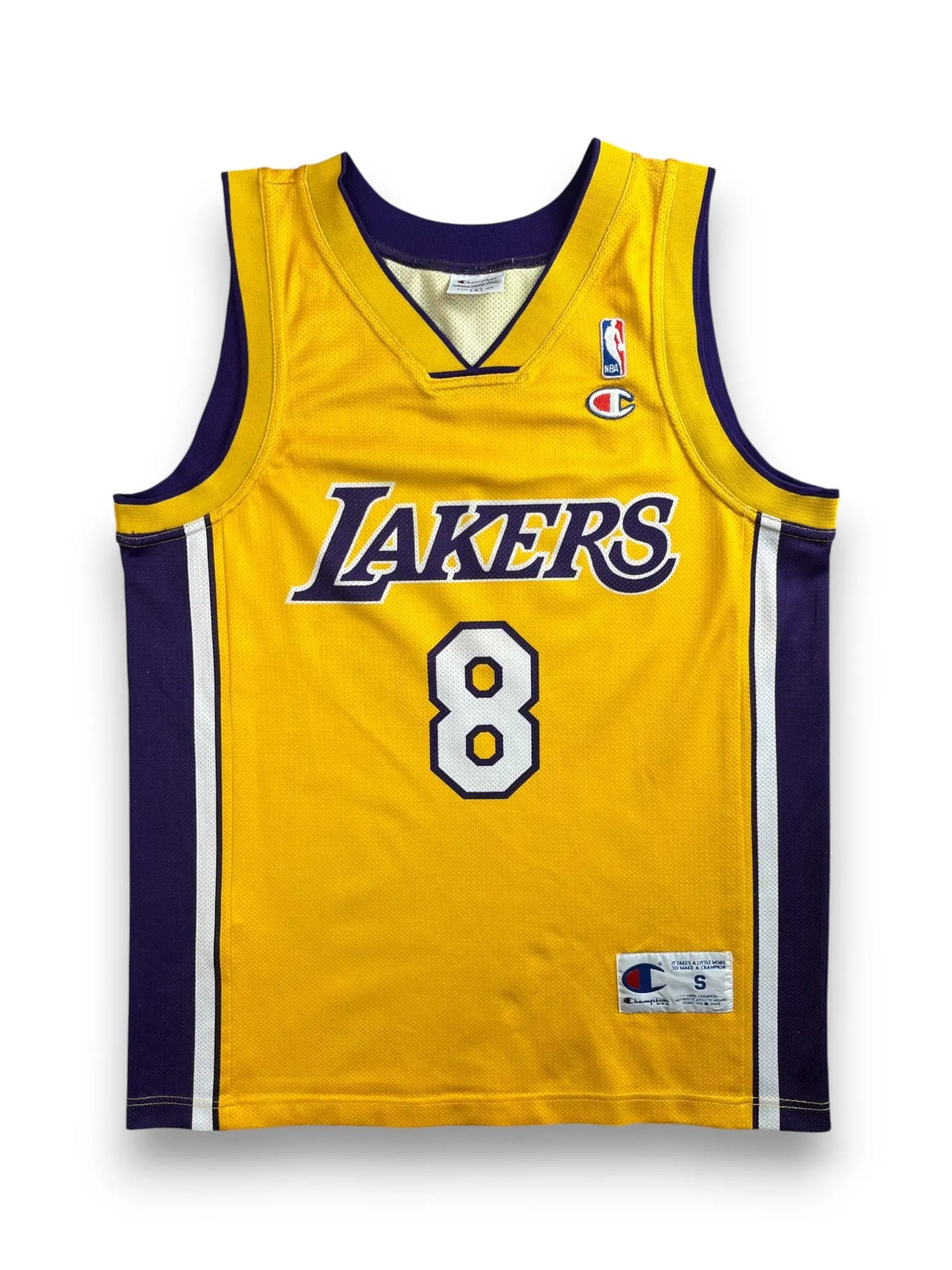 Kobe Bryant #8 - Los Angeles Lakers Home 2000-2006 - Champion (S) - Maillot NBA