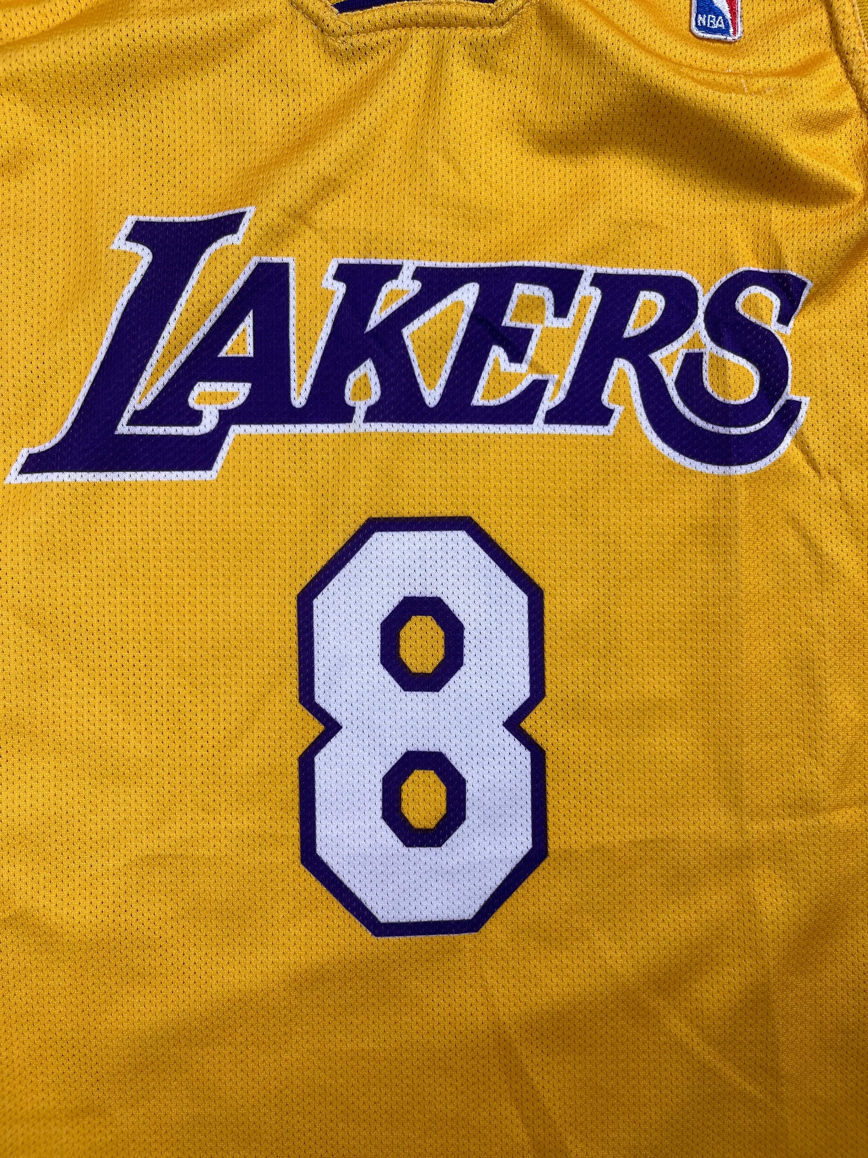 Kobe Bryant #8 - Los Angeles Lakers Home 2000-2006 - Champion (XL) - Maillot NBA