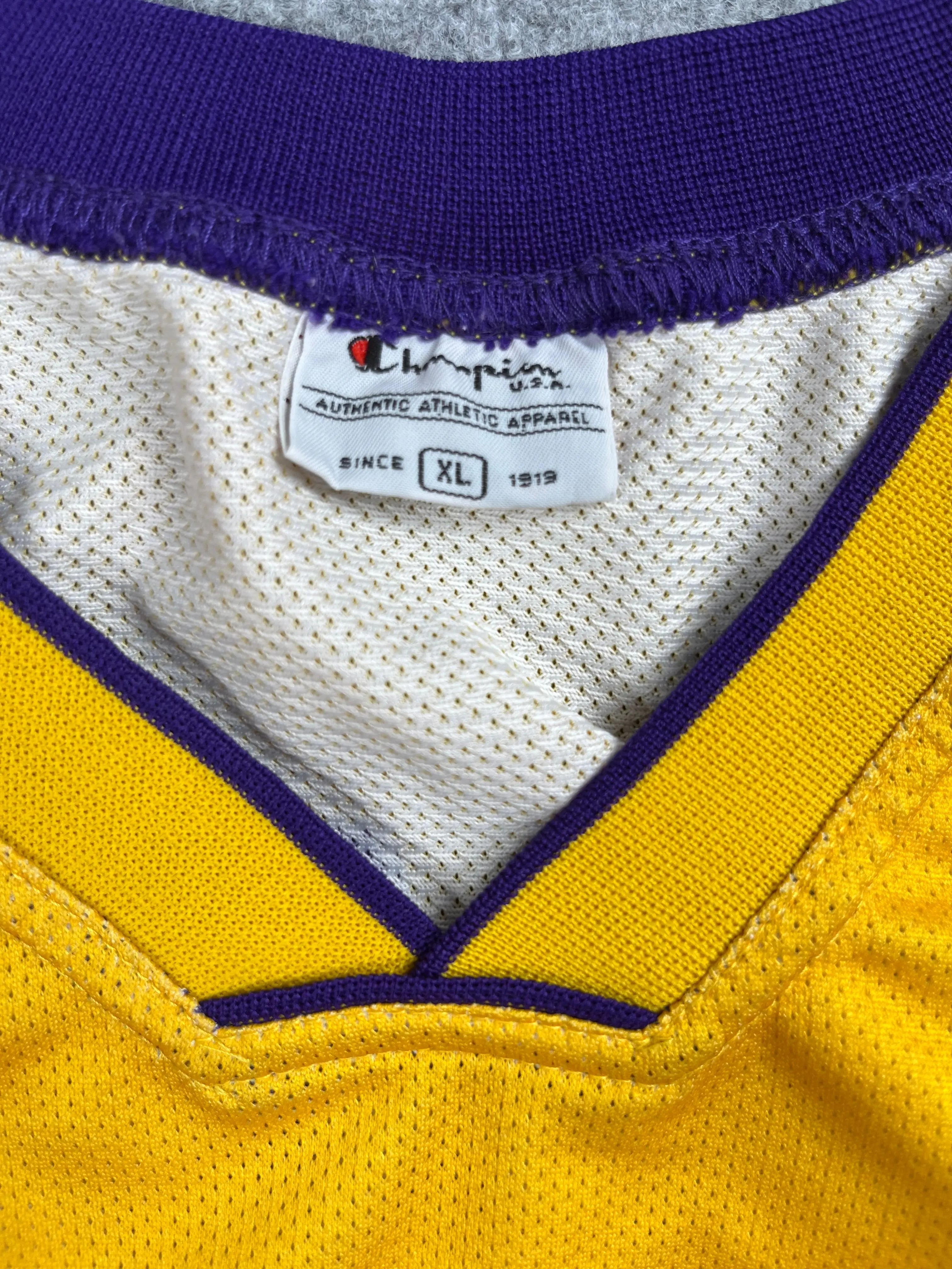 Kobe Bryant #8 - Los Angeles Lakers Home 2000-2006 - Champion (XL) - Maillot NBA