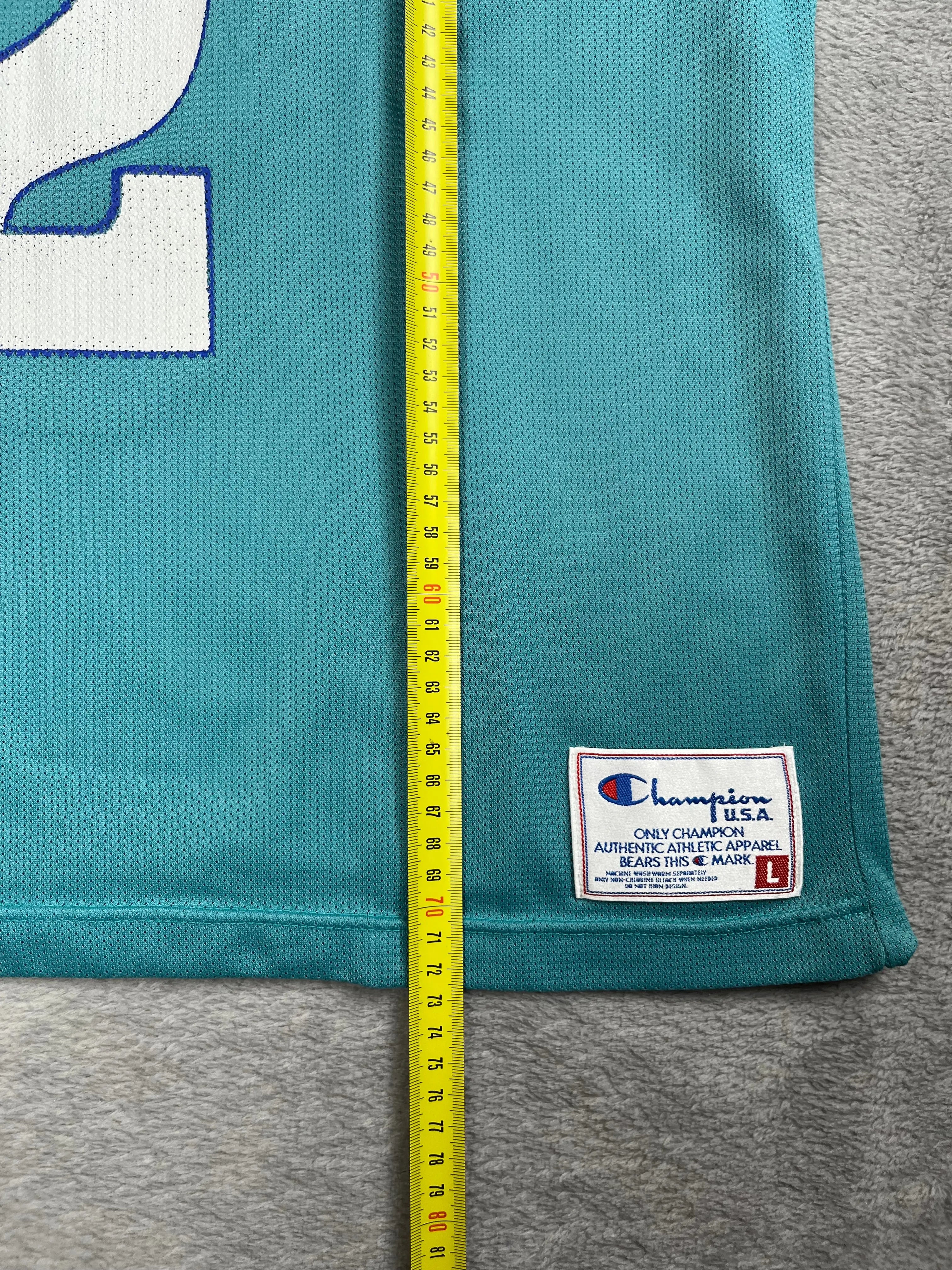 Larry Johnson #2 - Charlotte Hornets Away 1991-1996 - Champion (L) - Maillot NBA Champion