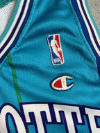 Larry Johnson #2 - Charlotte Hornets Away 1992-1996 - Champion (S) - Maillot NBA