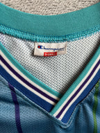 Larry Johnson #2 - Charlotte Hornets Away 1992-1996 - Champion (XS) - Maillot NBA