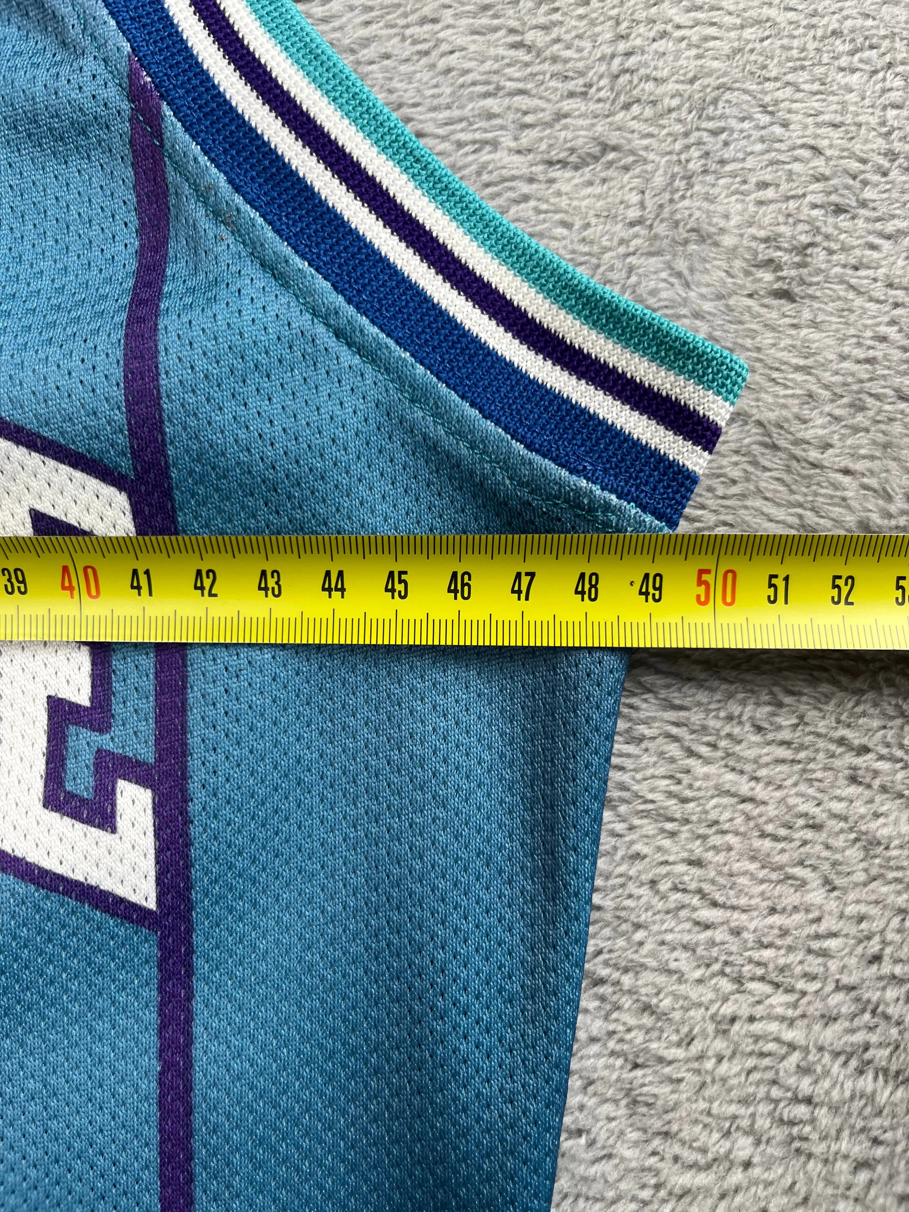 Larry Johnson #2 - Charlotte Hornets Away 1992-1996 - Champion (XS) - Maillot NBA