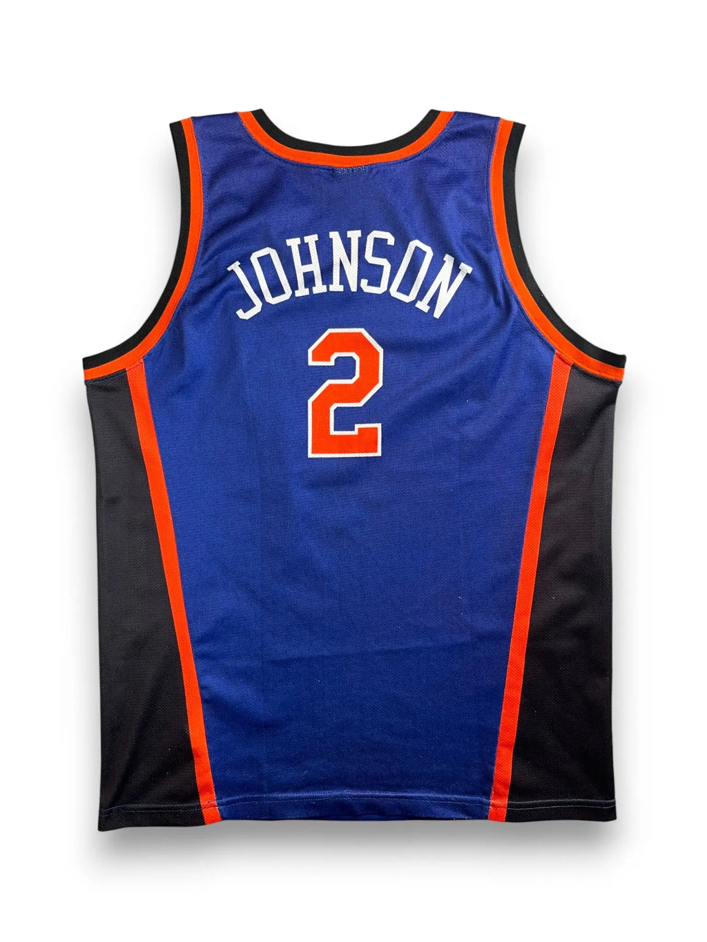 Larry Johnson #2 - New York Knicks Away 1997-2001 - Champion (XL) - Maillot NBA