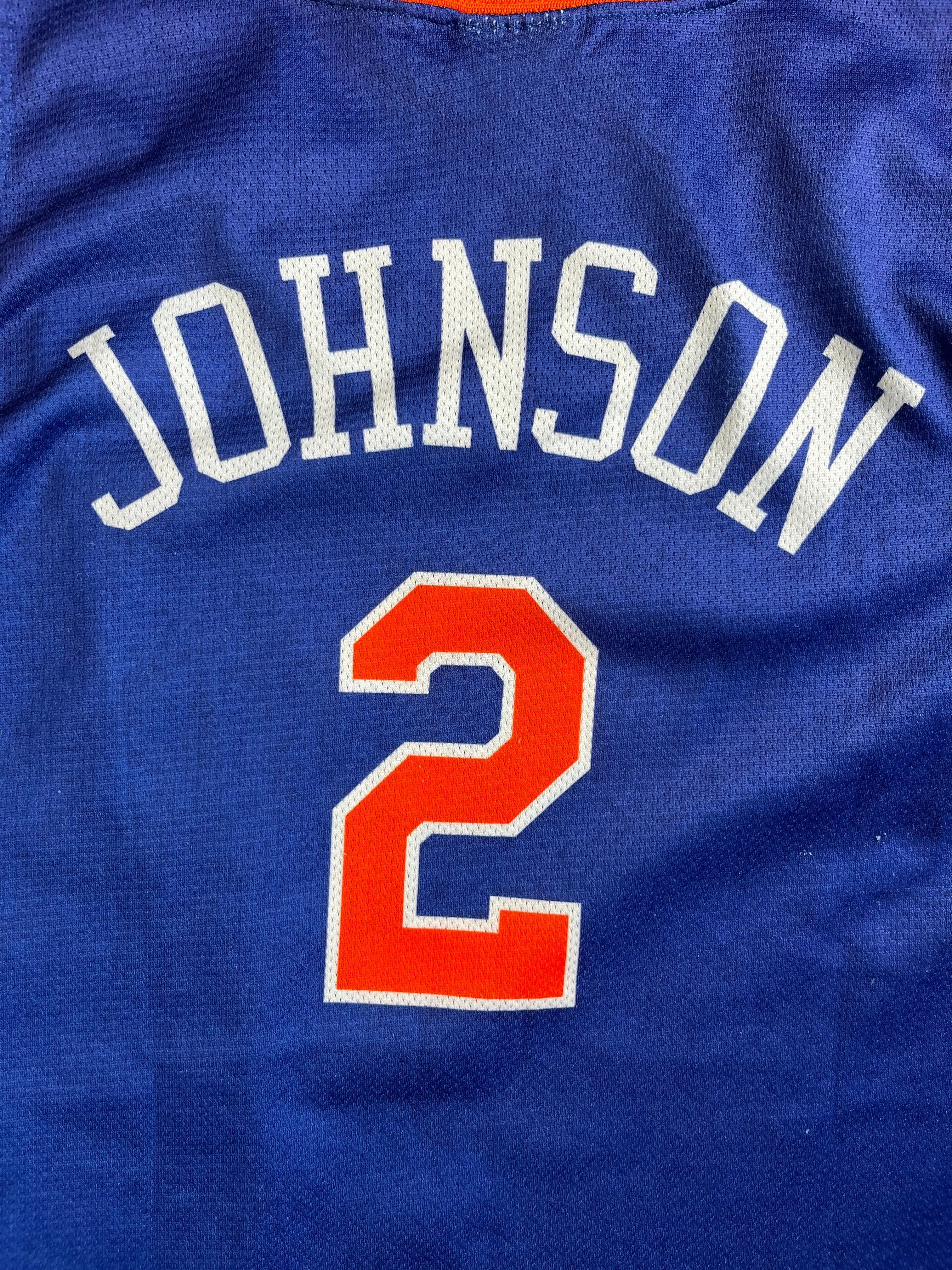 Larry Johnson #2 - New York Knicks Away 1997-2001 - Champion (XL) - Maillot NBA