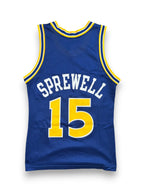 Latrell Sprewell #15 - Golden State Warriors Away 1993-1997 - Champion (XS/S) - Maillot NBA