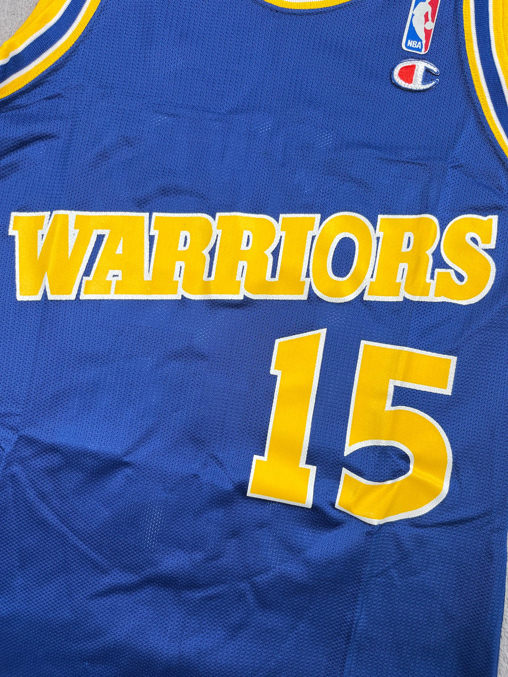 Latrell Sprewell #15 - Golden State Warriors Away 1993-1997 - Champion (XS/S) - Maillot NBA