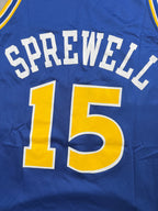 Latrell Sprewell #15 - Golden State Warriors Away 1993-1997 - Champion (XS/S) - Maillot NBA