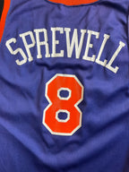 Latrell Sprewell #8 - New York Knicks Away 1999-2001 - Champion (M) - Maillot NBA