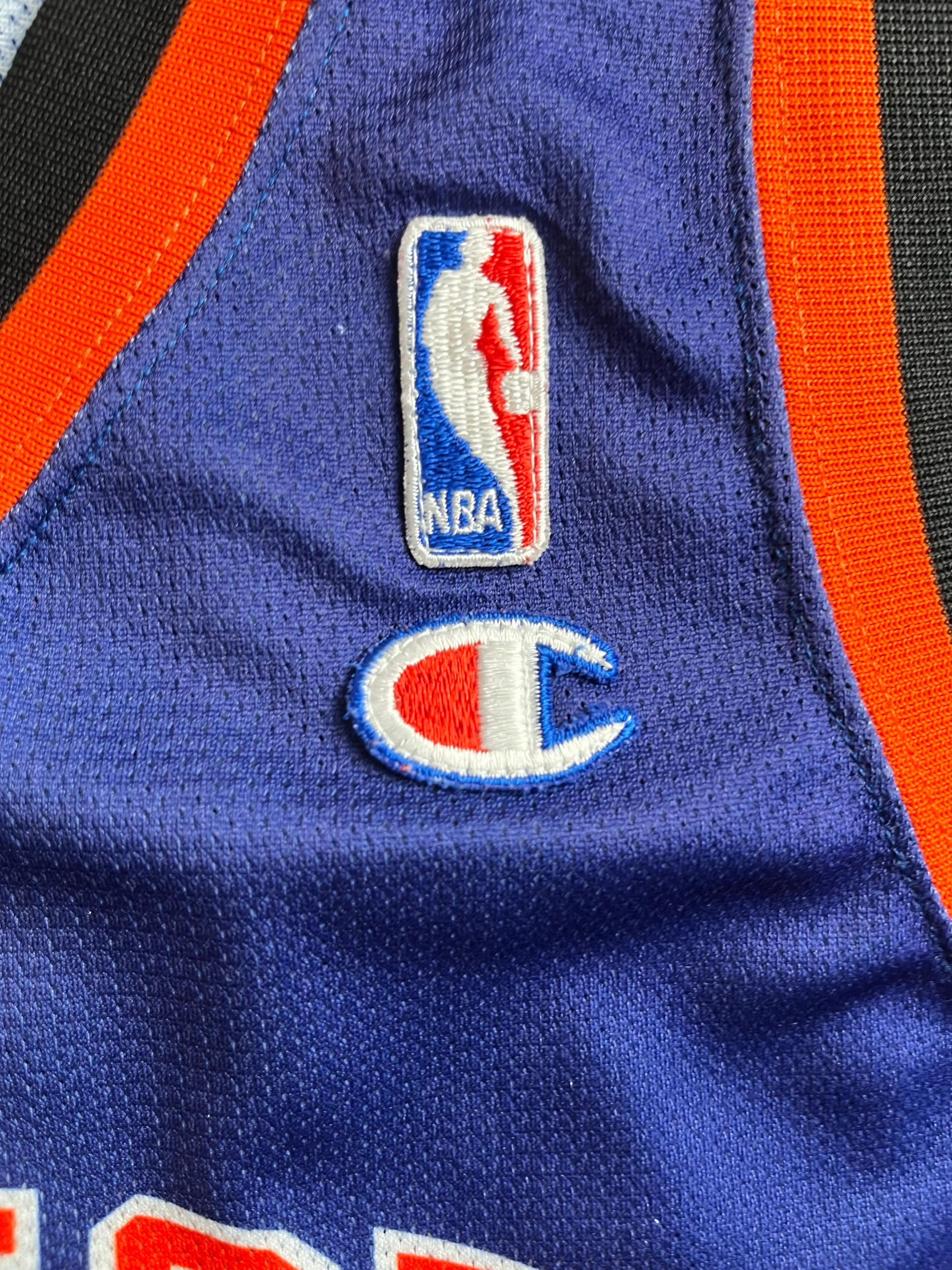Latrell Sprewell #8 - New York Knicks Away 1999-2001 - Champion (M) - Maillot NBA