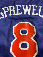 Latrell Sprewell #8 - New York Knicks Away 1999-2001 - Champion (M) - Maillot NBA