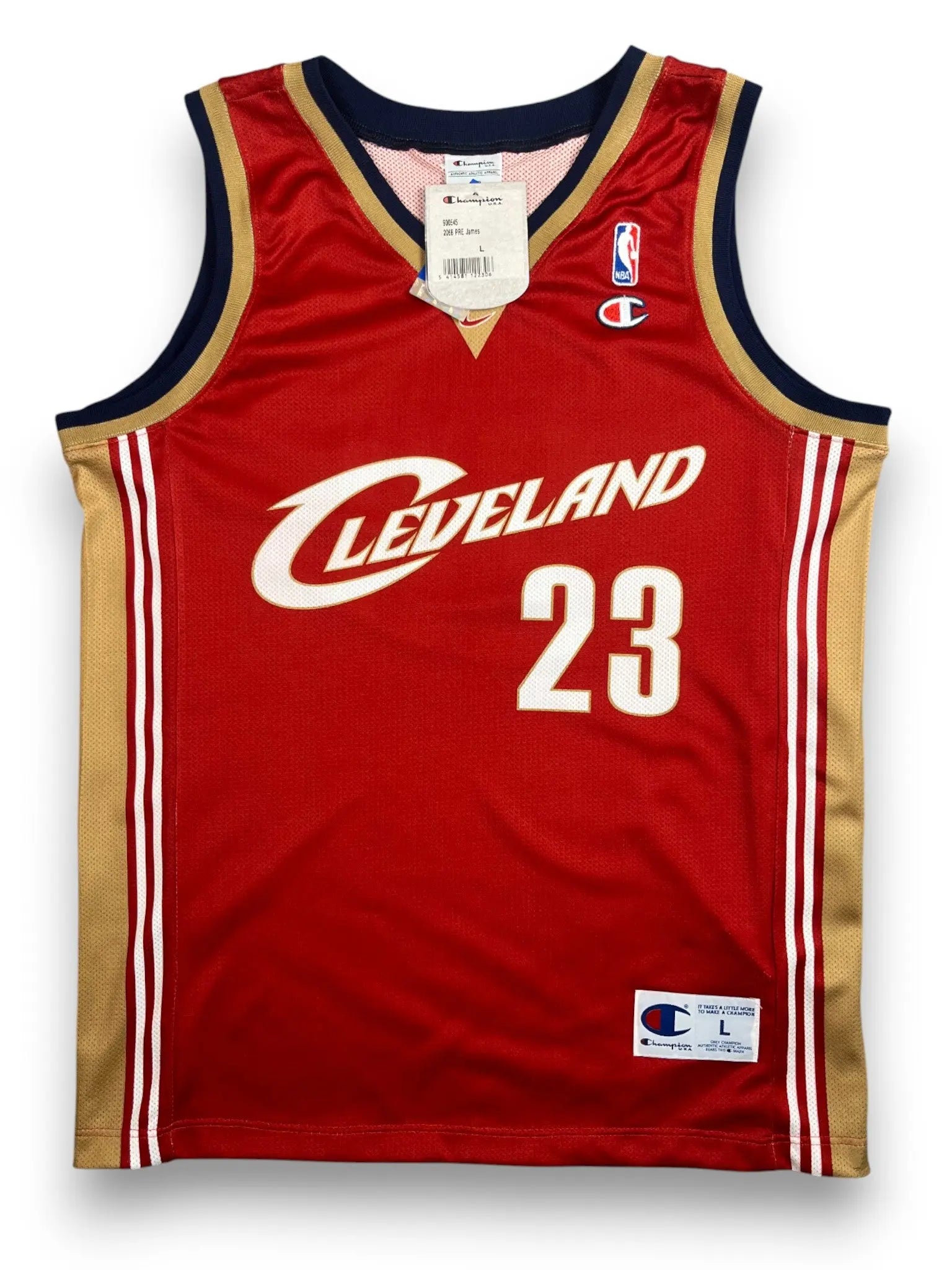 LeBron James #23 - Cleveland Cavaliers Away/Alternate 2004-2010 - Champion (L) - Maillot NBA