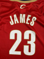 LeBron James #23 - Cleveland Cavaliers Away/Alternate 2004-2010 - Champion (L) - Maillot NBA