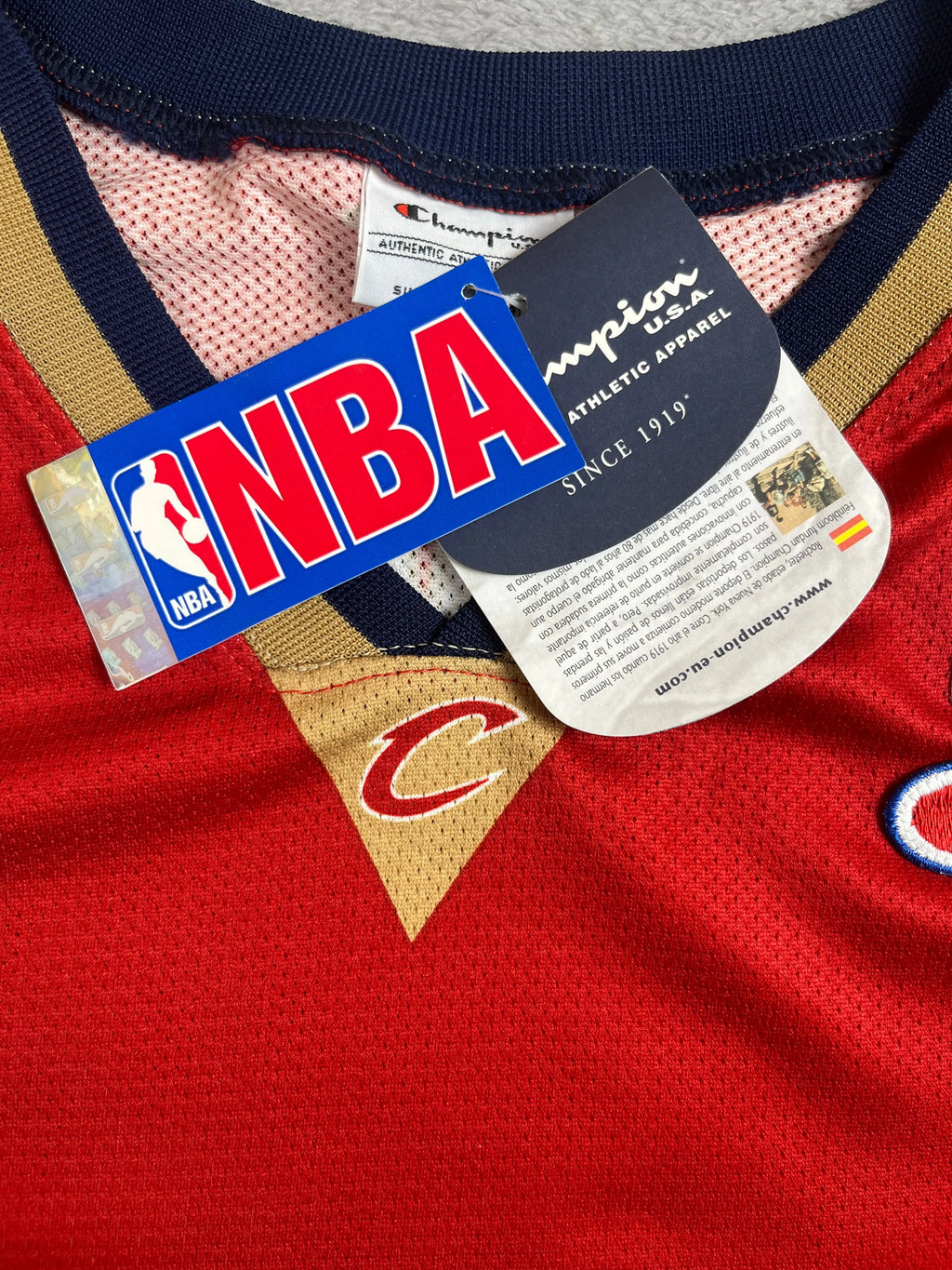 LeBron James #23 - Cleveland Cavaliers Away/Alternate 2004-2010 - Champion (L) - Maillot NBA